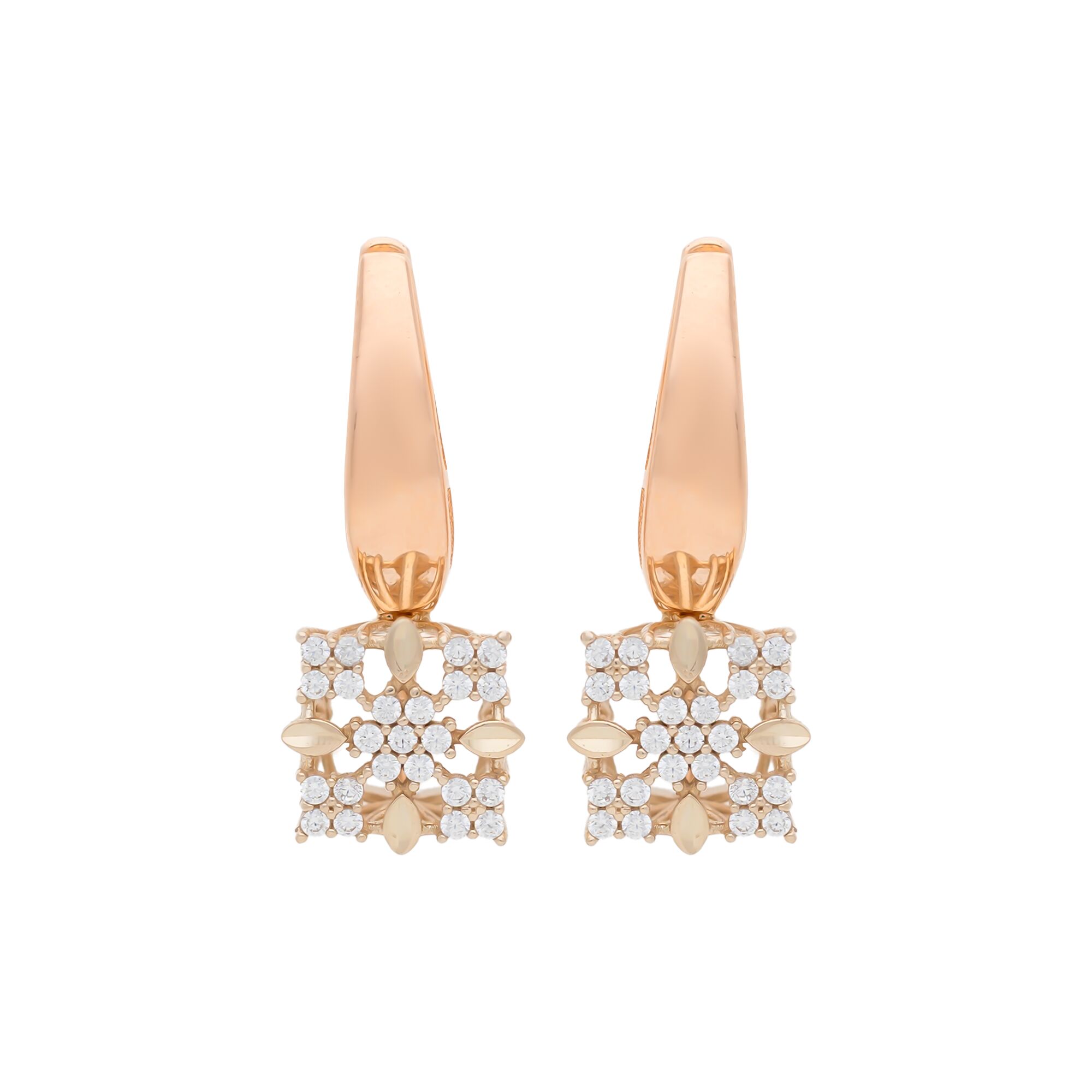 Серьги, золото, 585, 4.43г, 57204 | GoldMarket.kz