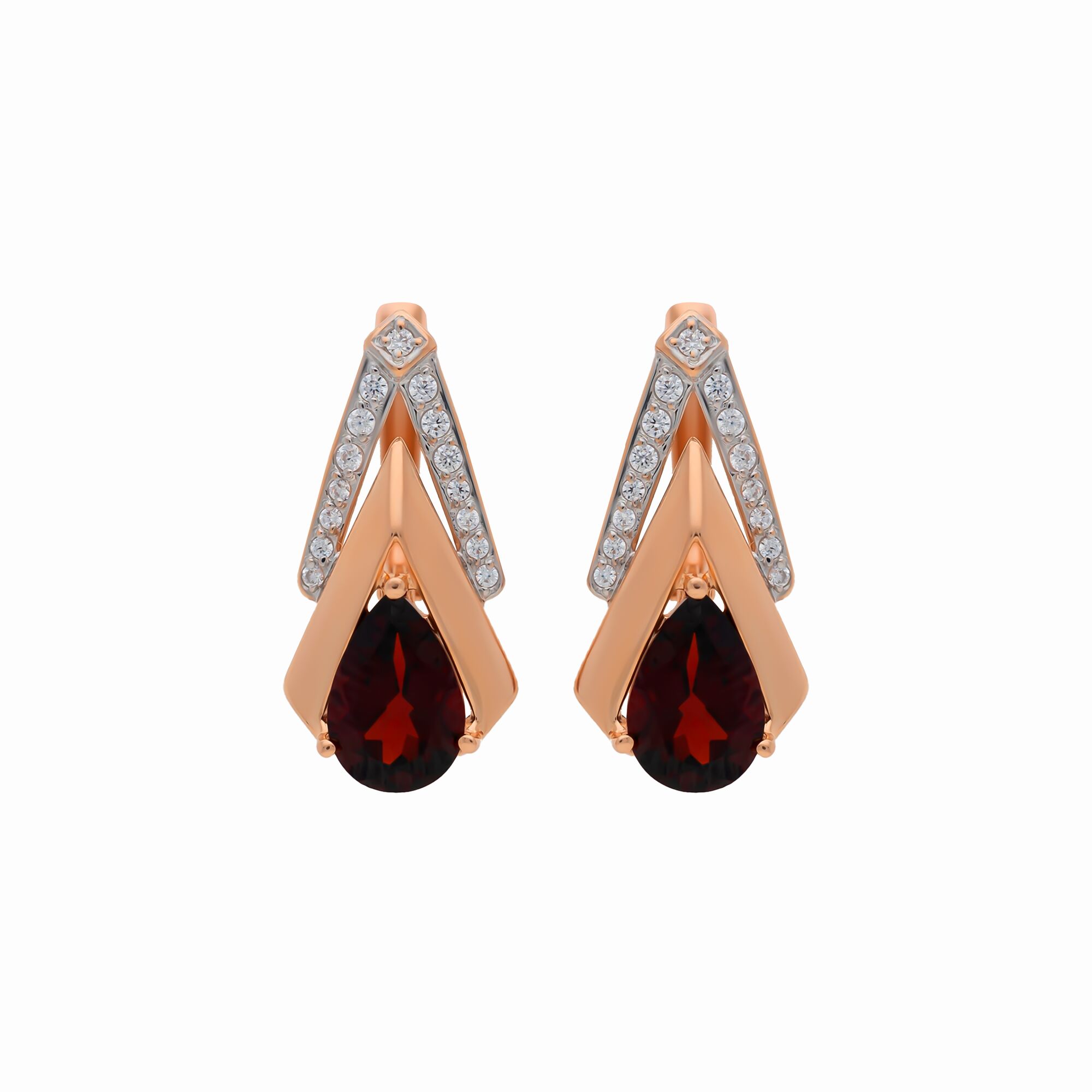 Серьги, золото, 585, 3.72г, 57376 | GoldMarket.kz