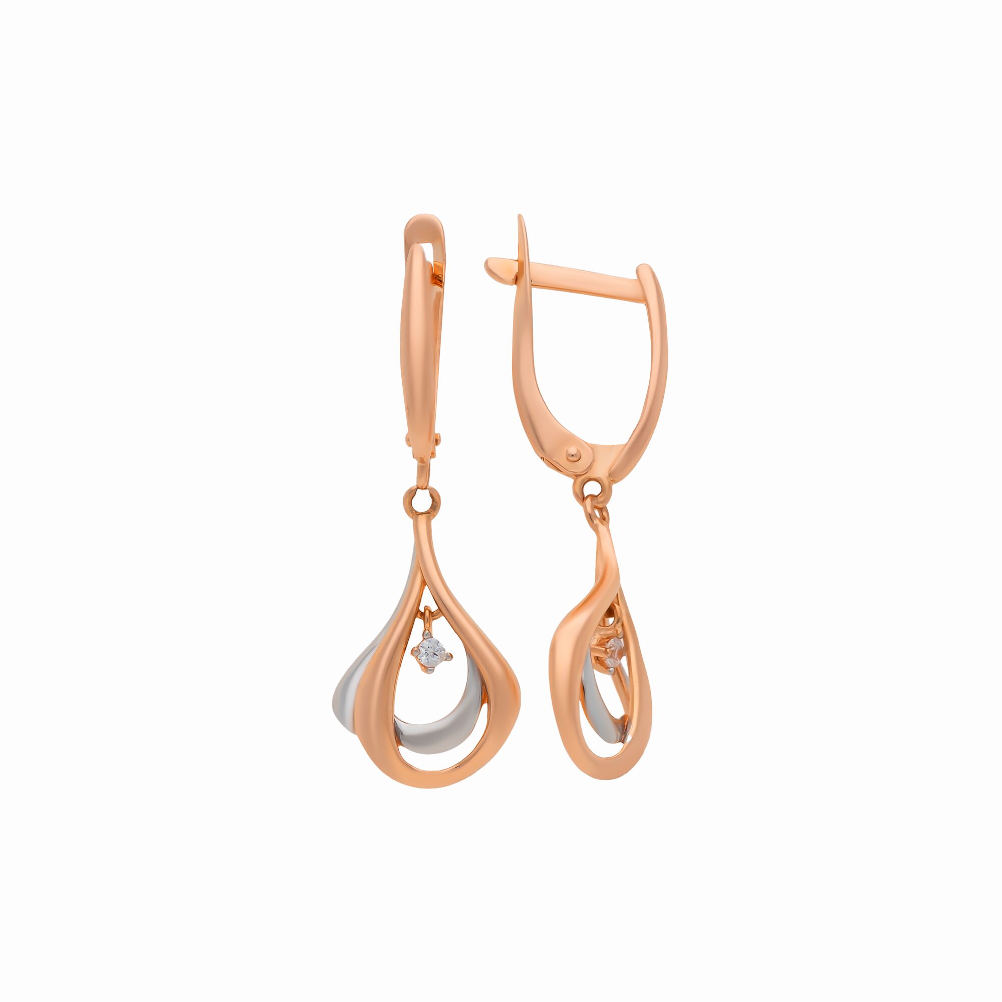 Серьги, золото, 585, 2.76г, 57378, изображение 2 | GoldMarket.kz