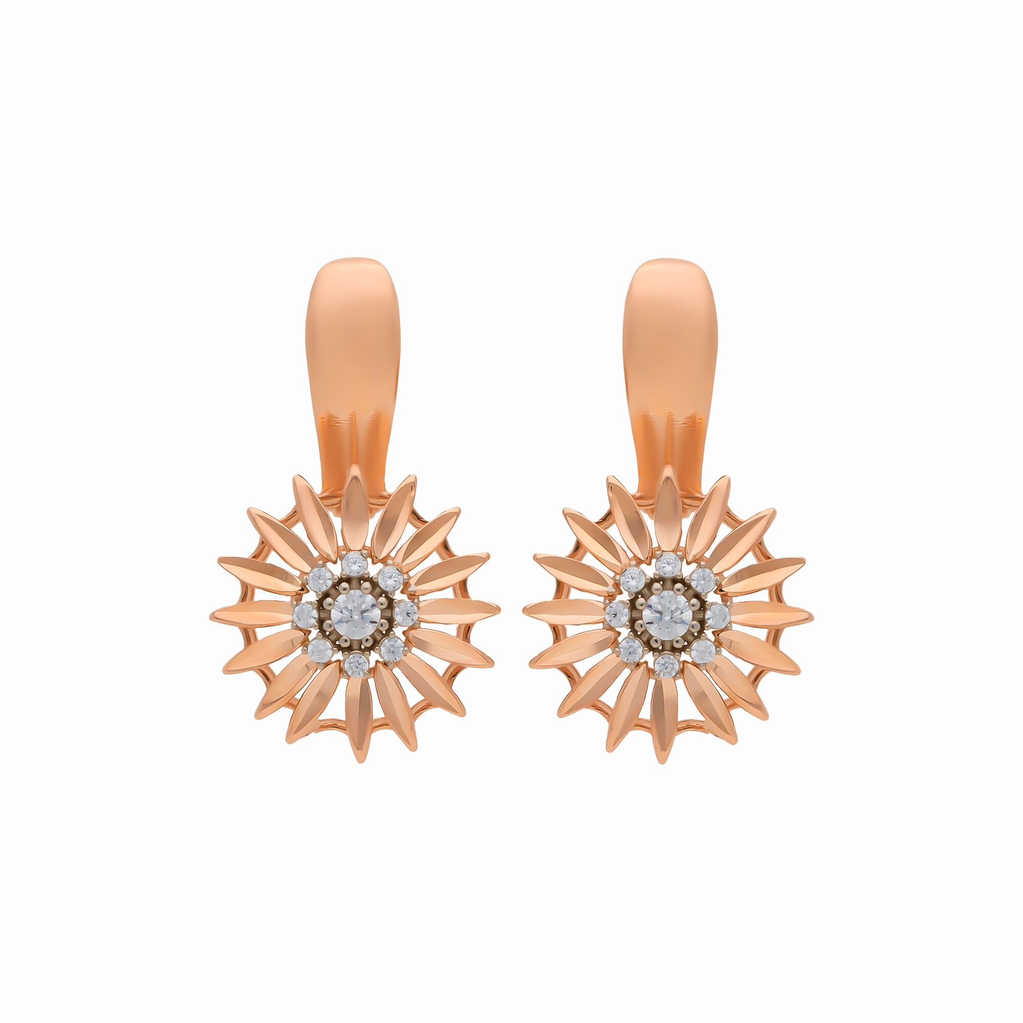 Серьги, золото, 585, 4.61г, 57386 | GoldMarket.kz