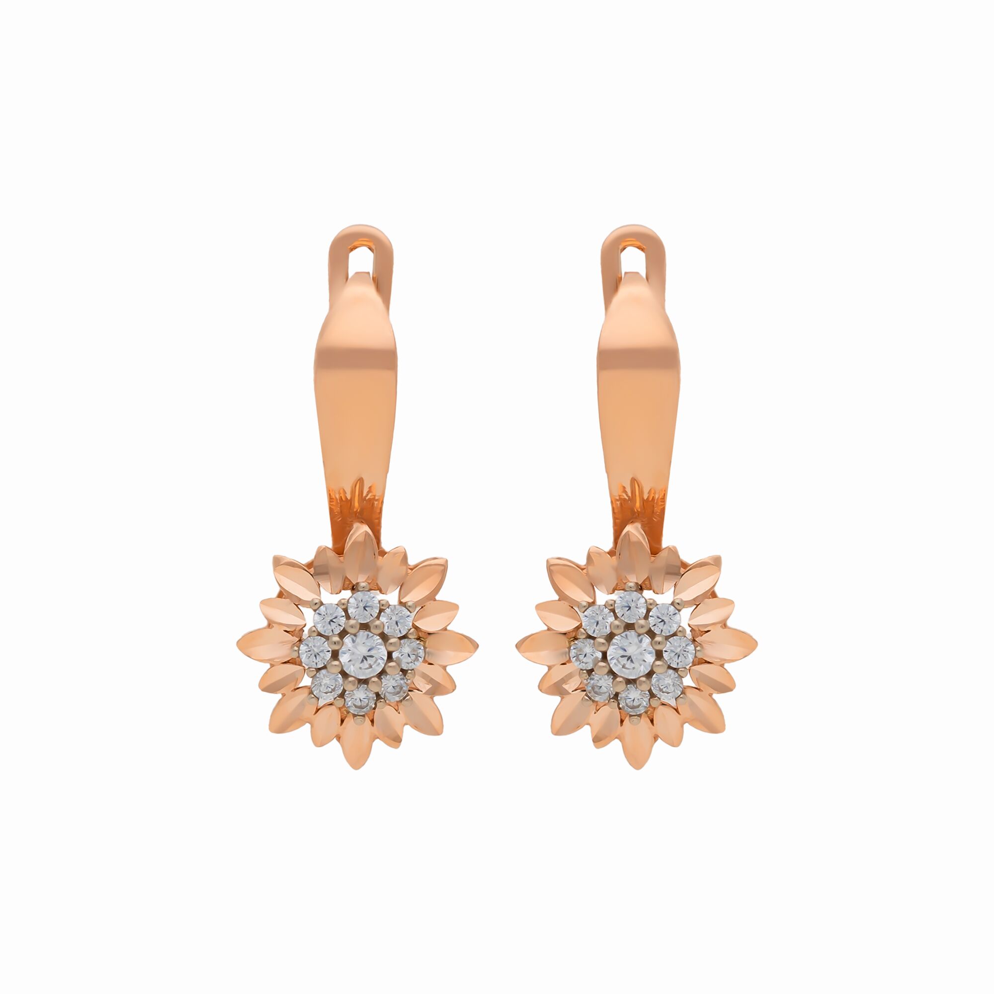 Серьги, золото, 585, 3.7г, 57387 | GoldMarket.kz