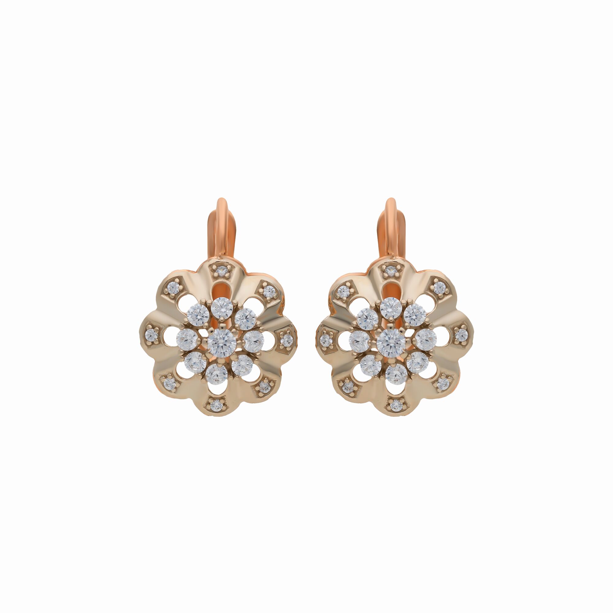 Серьги, золото, 585, 5.5г, 57389 | GoldMarket.kz