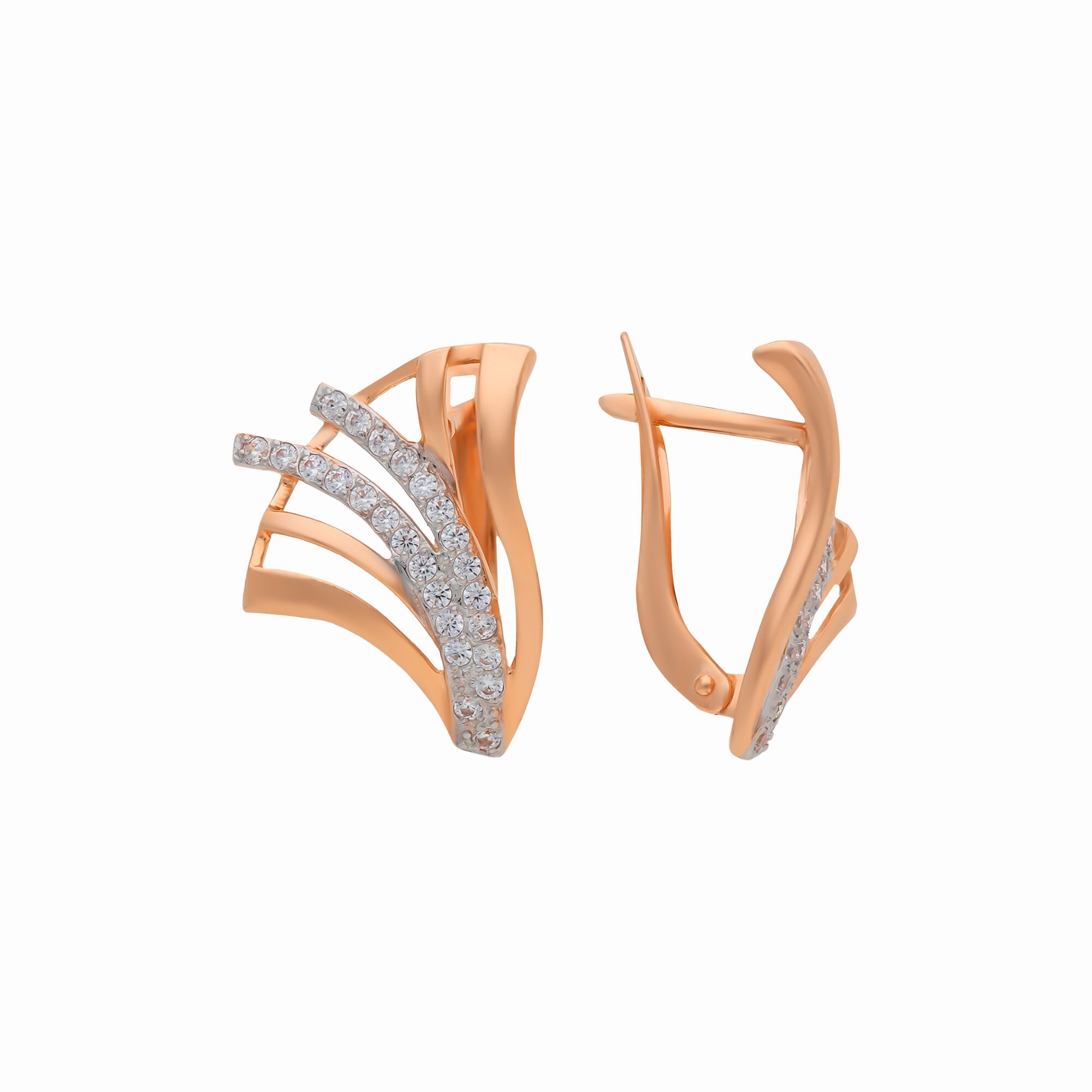 Серьги, золото, 585, 3.16г, 57420, изображение 2 | GoldMarket.kz