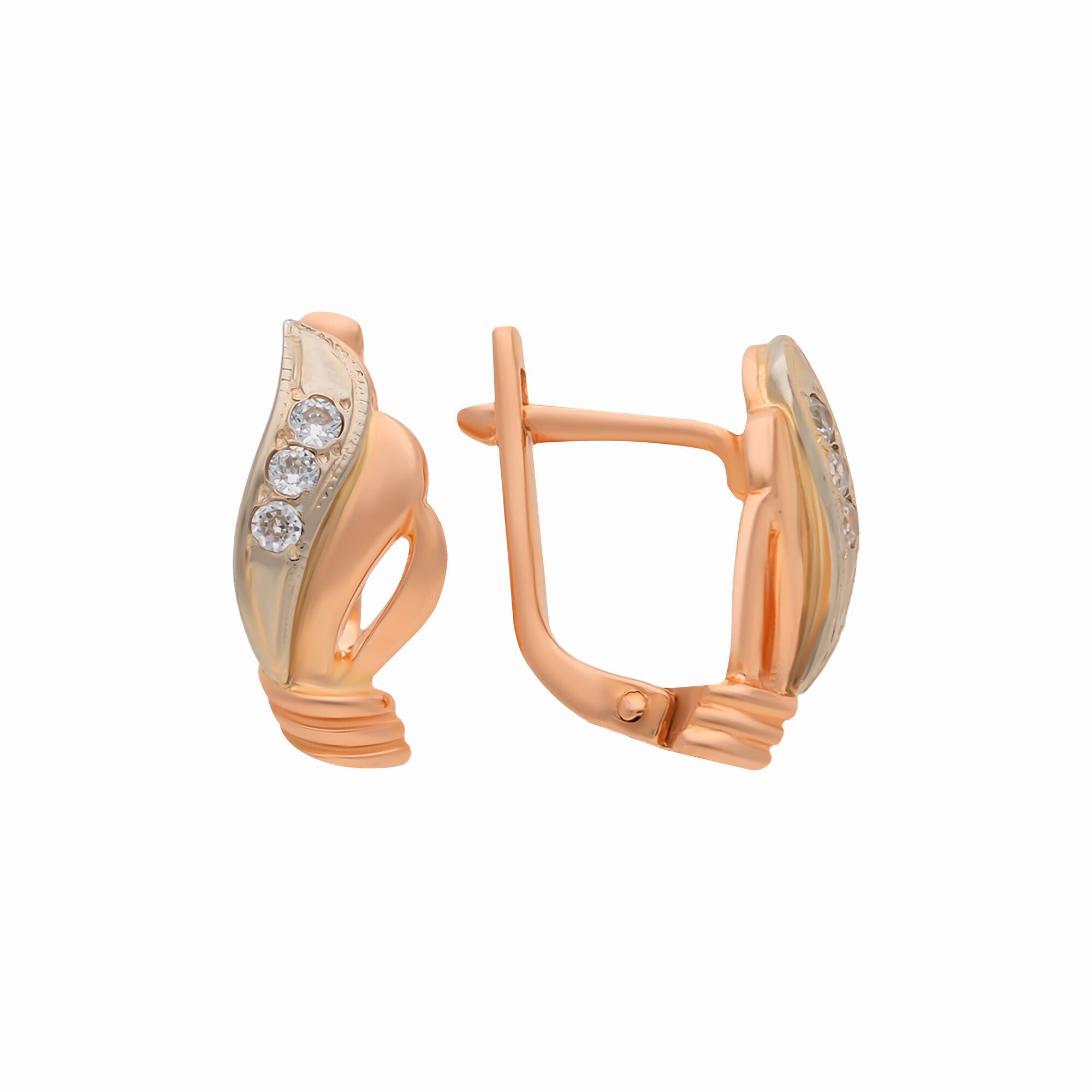 Серьги, золото, 585, 3.68г, 57436, изображение 2 | GoldMarket.kz