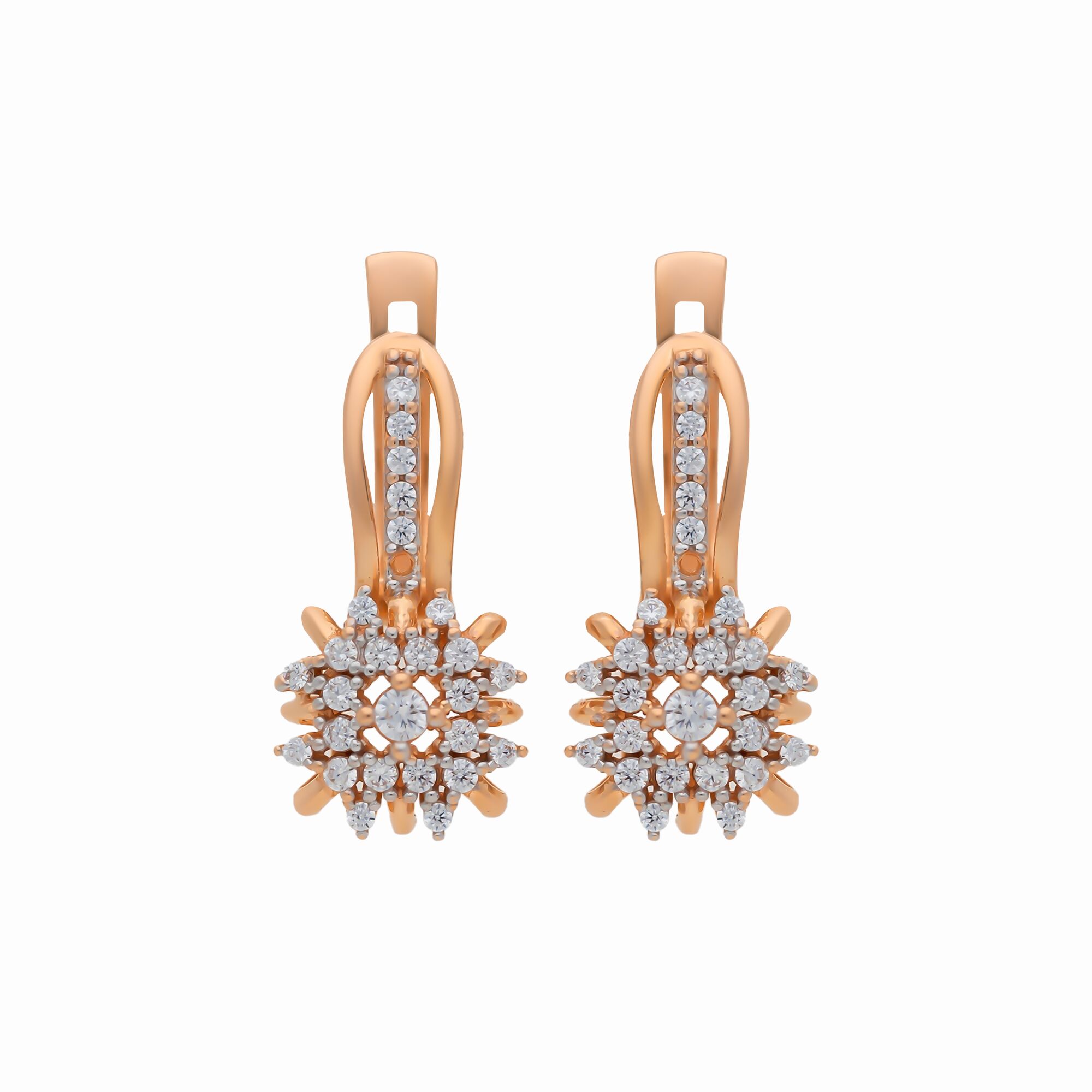 Серьги, золото, 585, 4.21г, 57466 | GoldMarket.kz