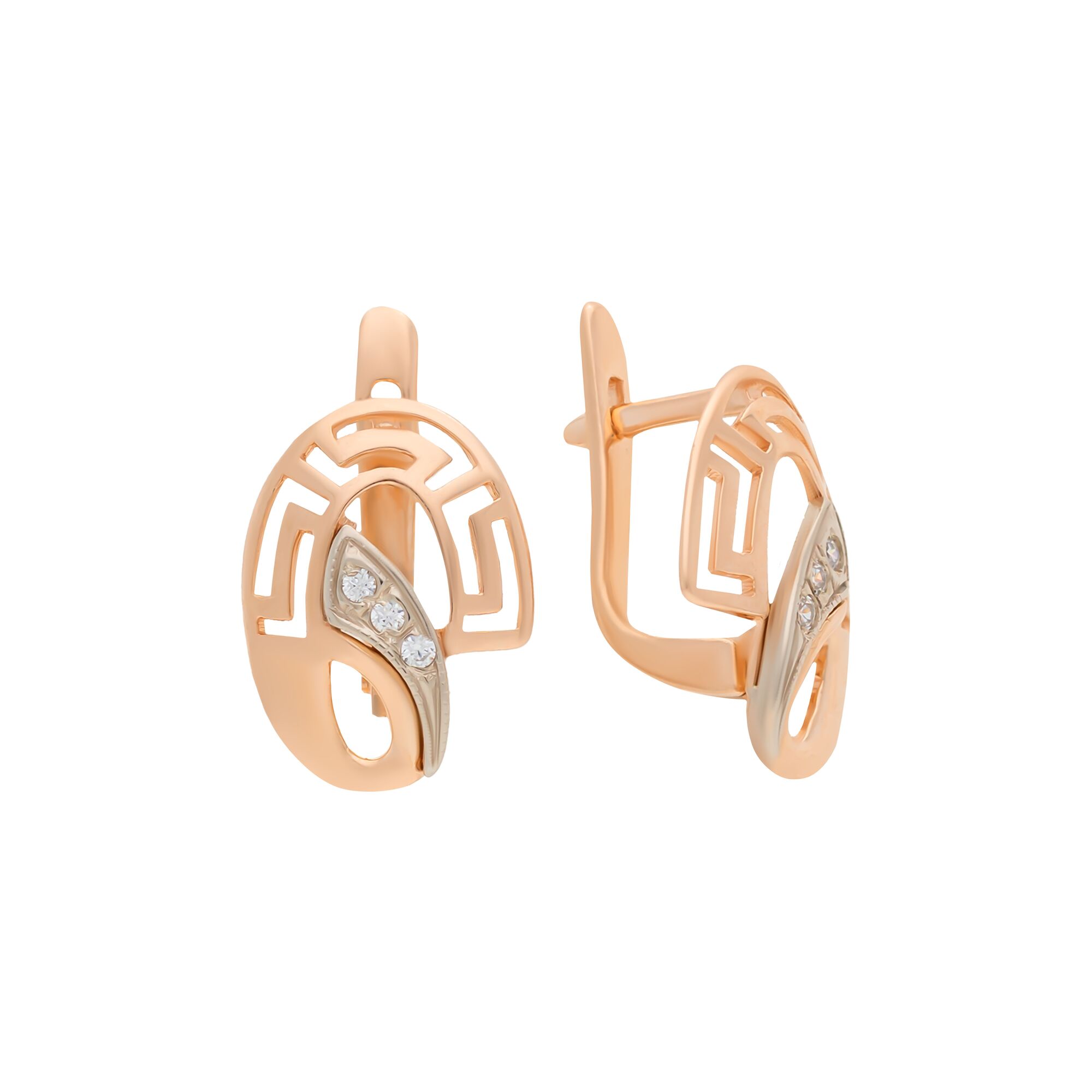 Серьги, золото, 585, 2.89г, 57258, изображение 2 | GoldMarket.kz