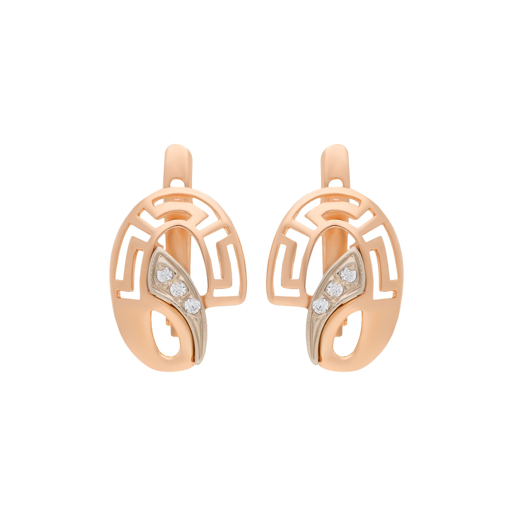 Серьги, золото, 585, 2.89г, 57258 | GoldMarket.kz