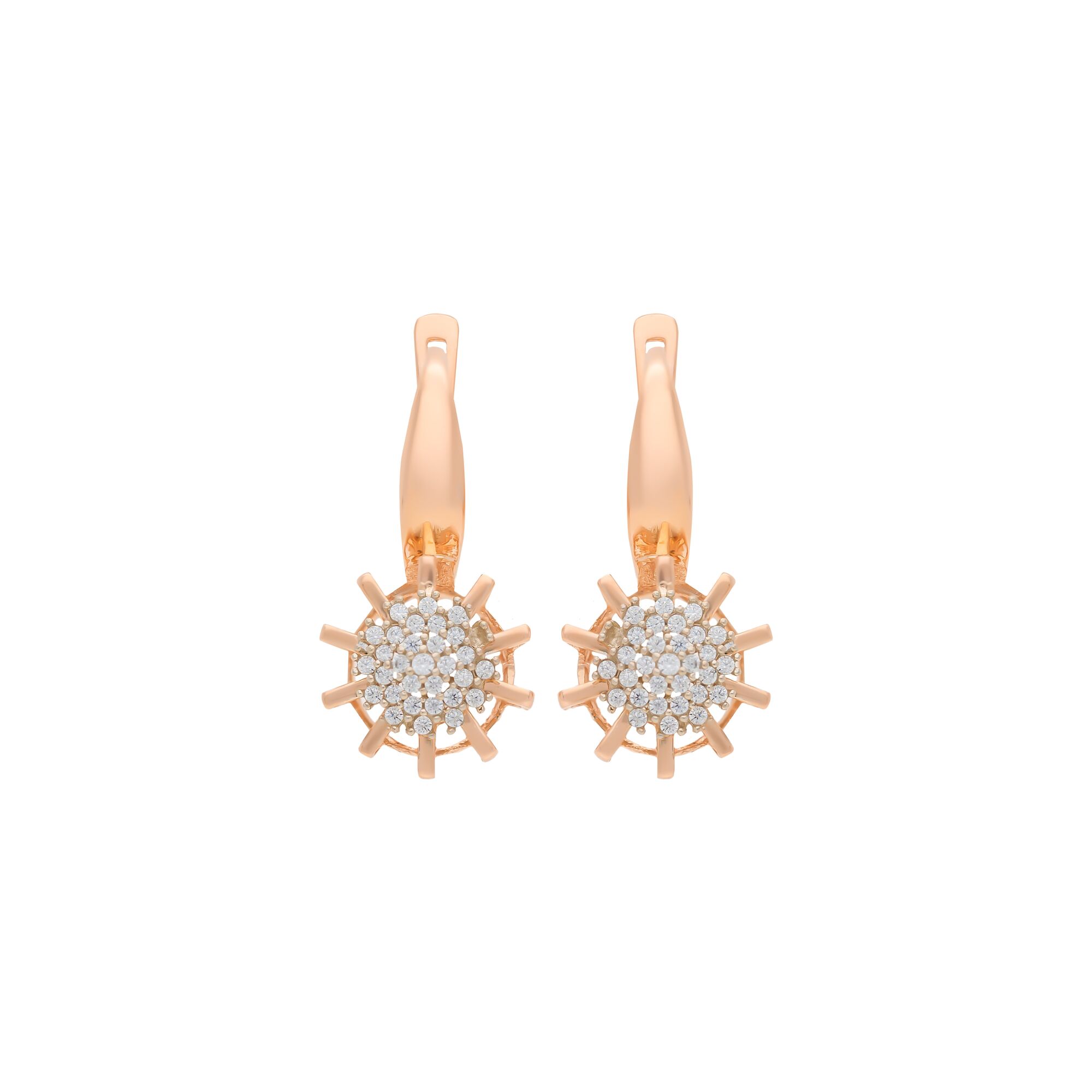 Серьги, золото, 585, 5.17г, 57260 | GoldMarket.kz