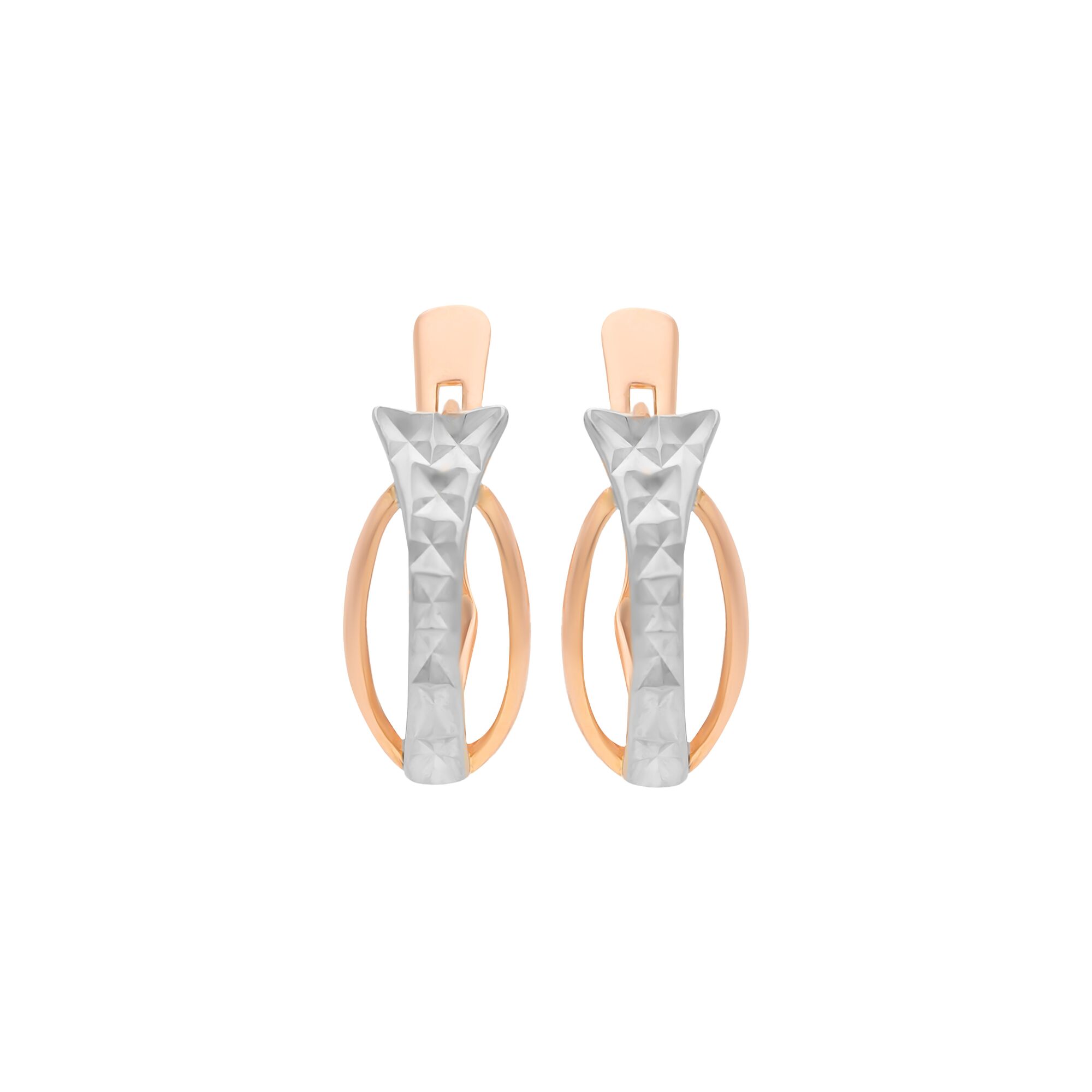 Серьги, золото, 585, 2.3г, 57261 | GoldMarket.kz
