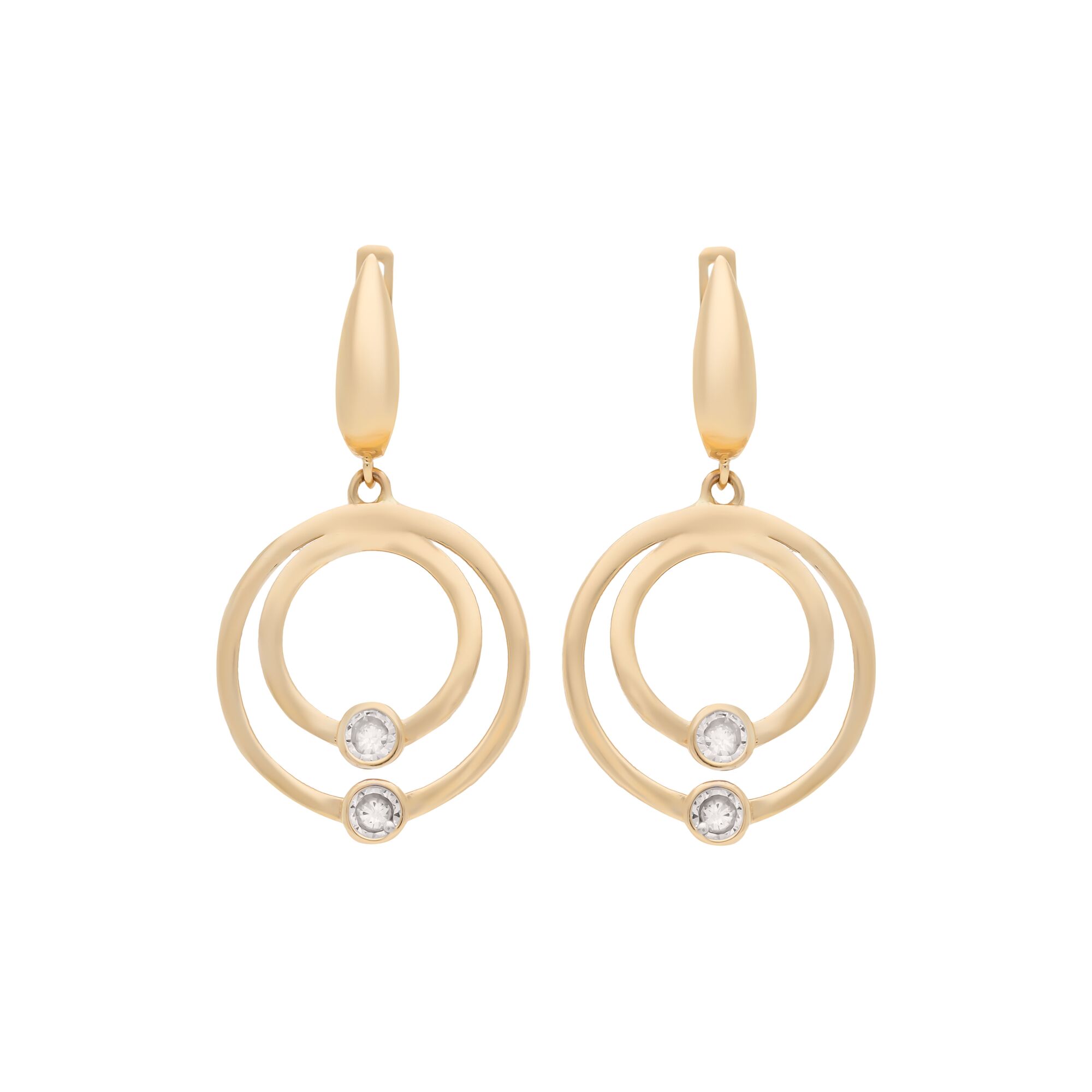 Серьги, золото, 585, 4.55г, 57297 | GoldMarket.kz