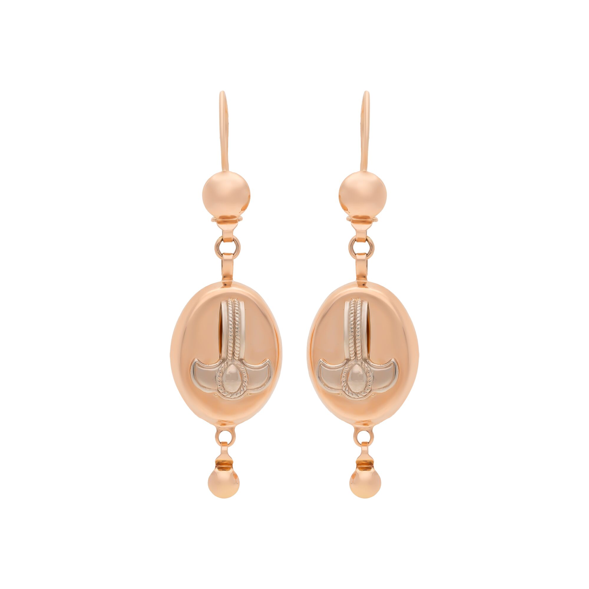 Серьги, золото, 585, 8.28г, 57298 | GoldMarket.kz