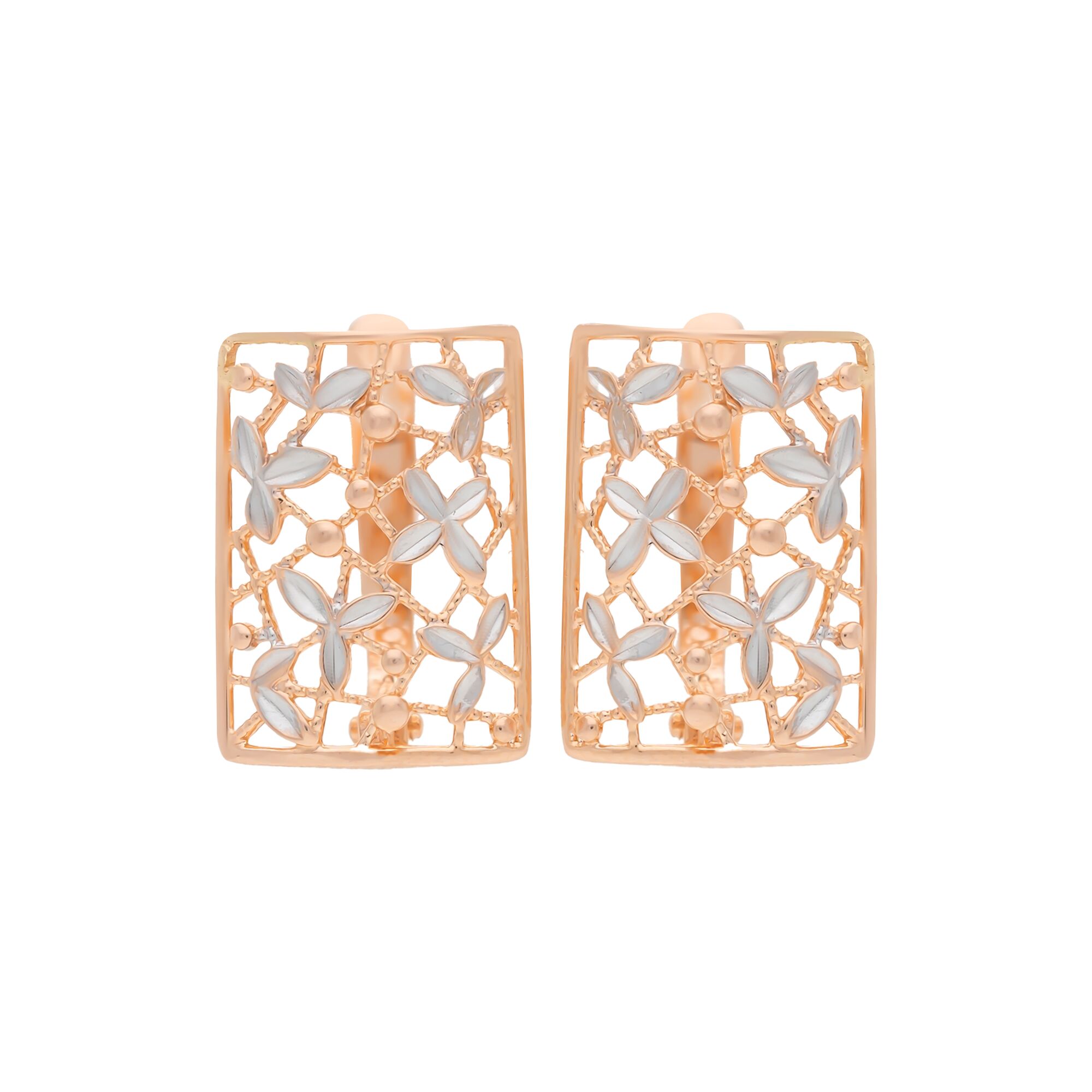 Серьги, золото, 585, 3.53г, 57303 | GoldMarket.kz
