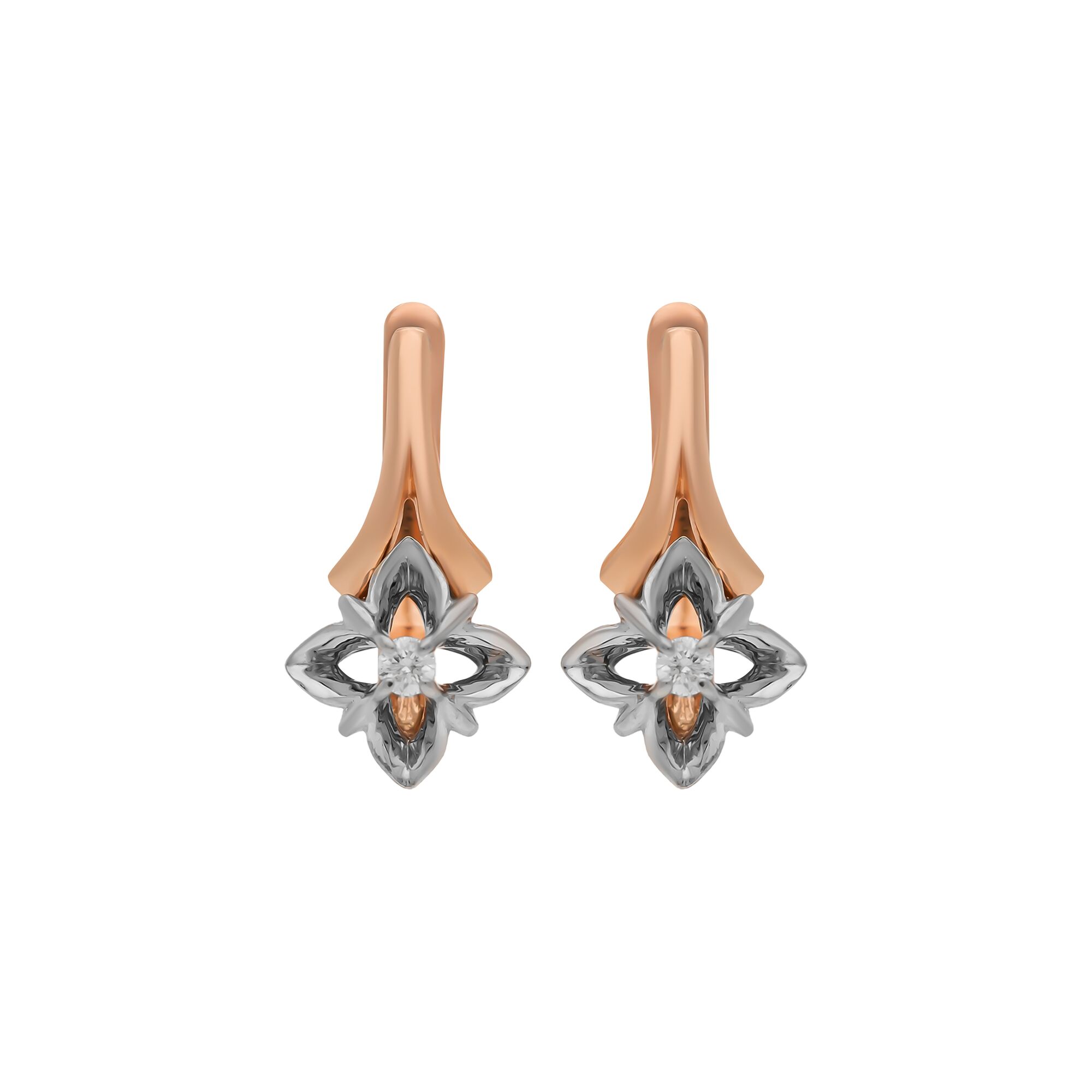 Серьги, золото, 585, 4.43г, 57304 | GoldMarket.kz