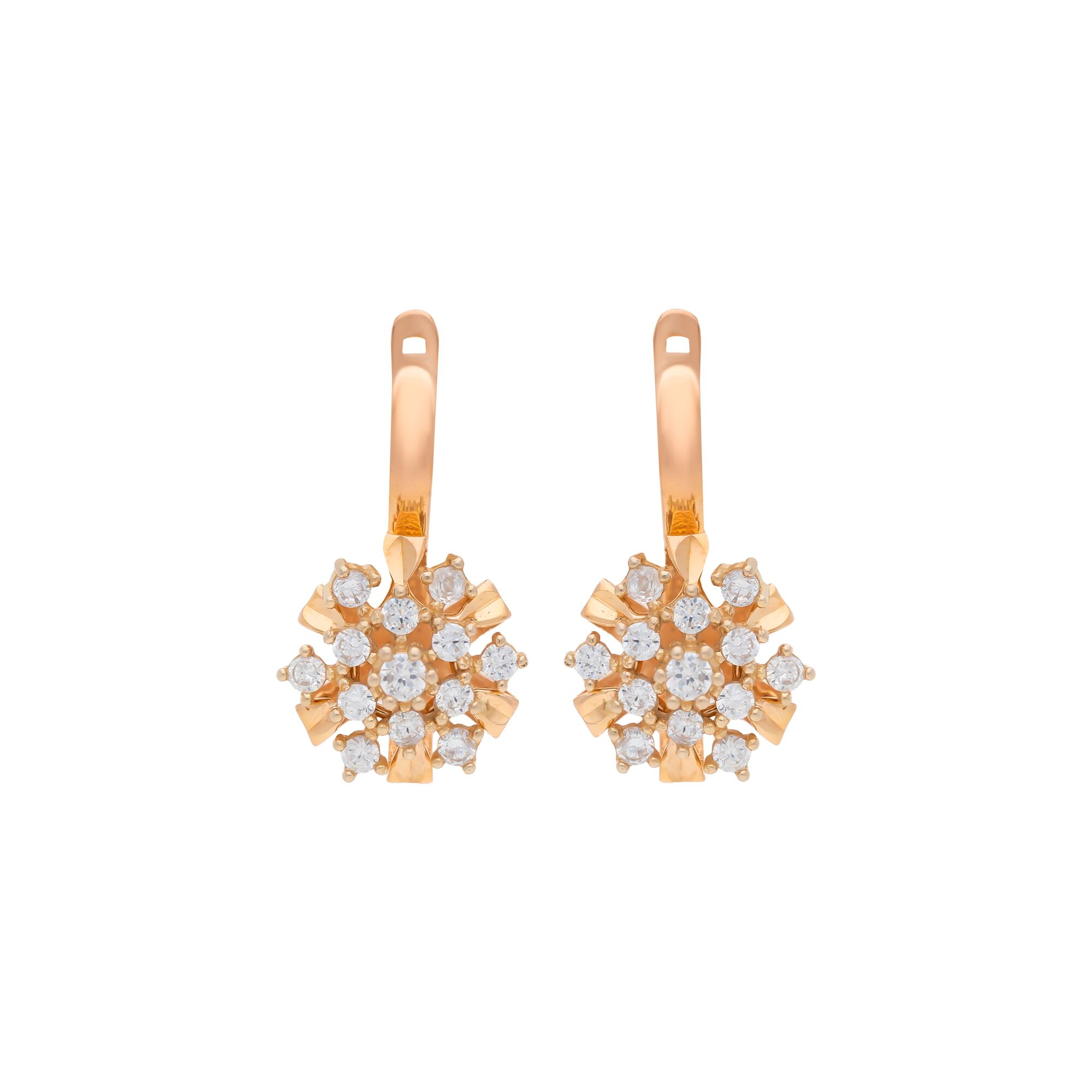 Серьги, золото, 585, 5.88г, 57328 | GoldMarket.kz