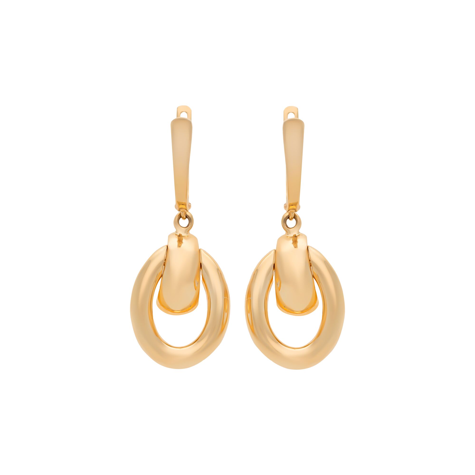 Серьги, золото, 585, 4.4г, 57483 | GoldMarket.kz