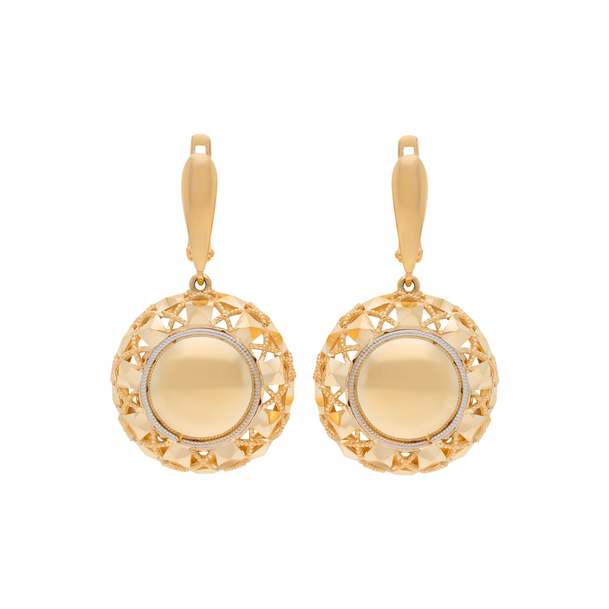 Серьги, золото, 585, 6.81г, 57528 | GoldMarket.kz