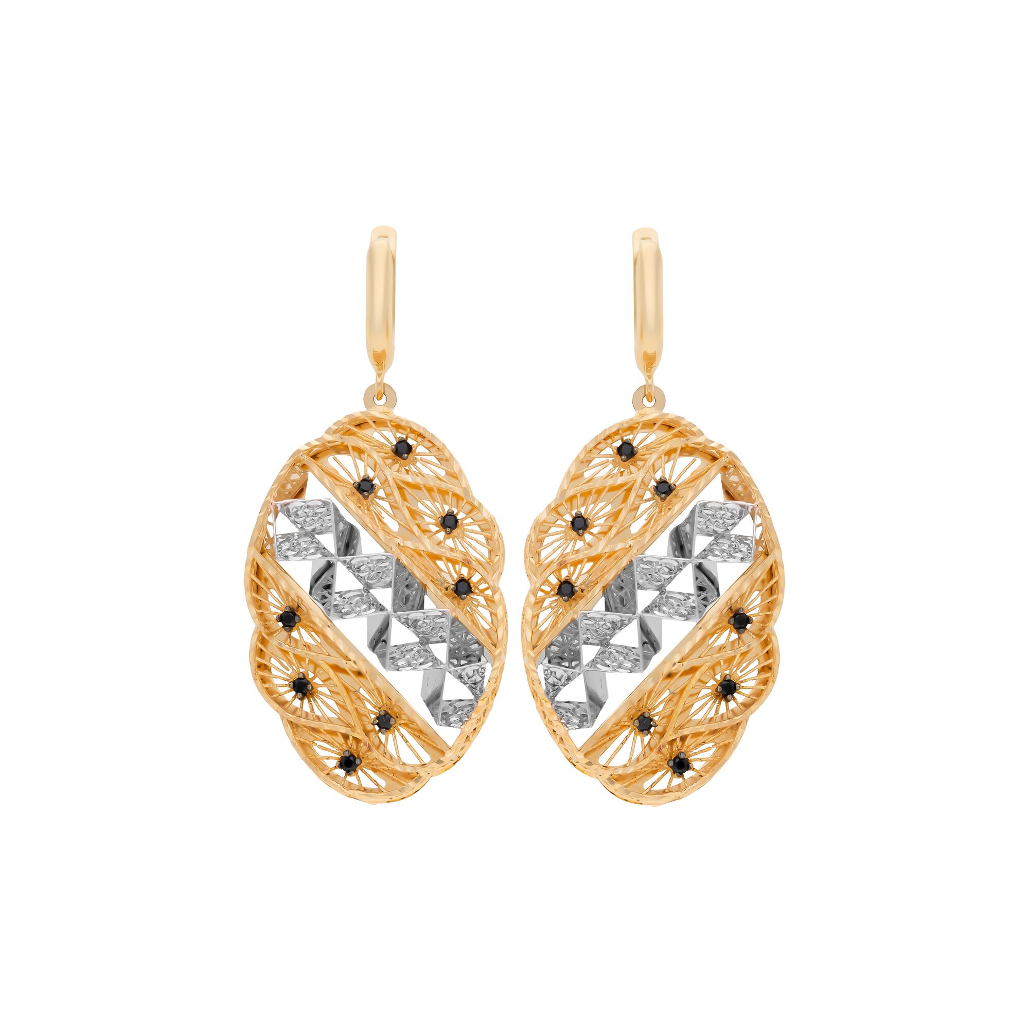 Серьги, золото, 585, 9.1г, 57573 | GoldMarket.kz