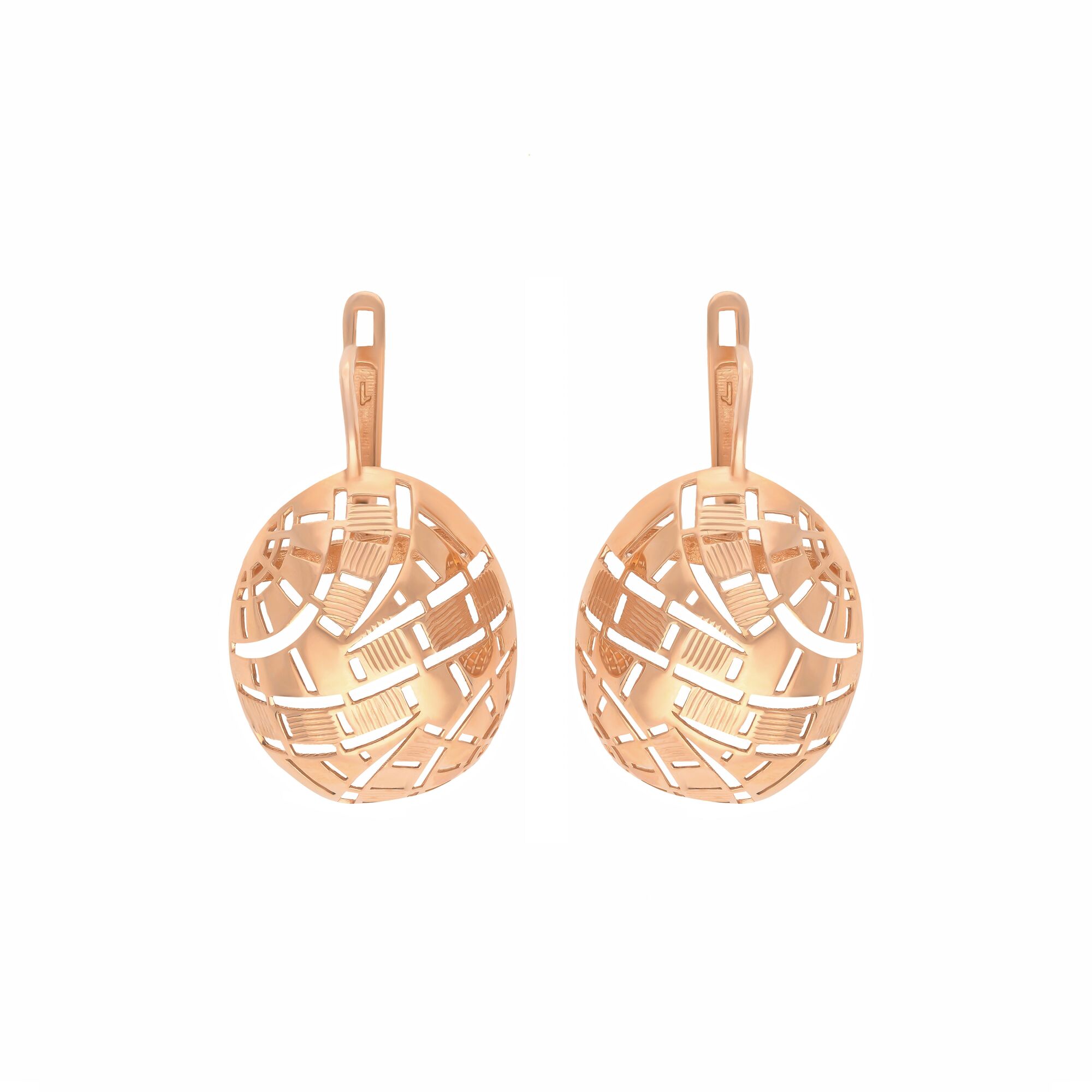 Серьги, золото, 585, 7.11г, 57587 | GoldMarket.kz