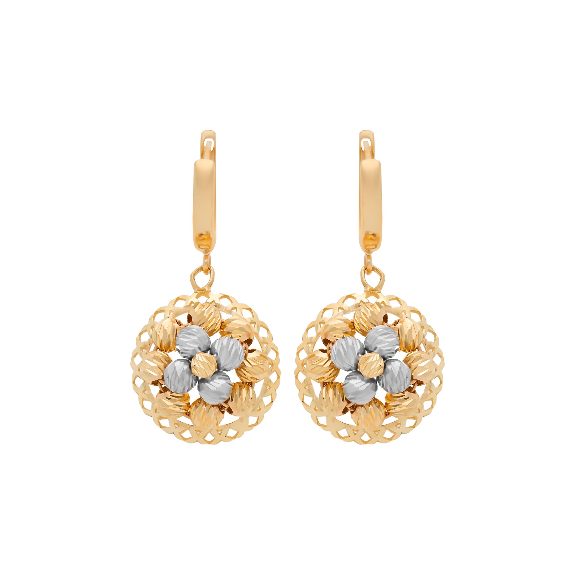 Серьги, золото, 585, 5.79г, 57606 | GoldMarket.kz