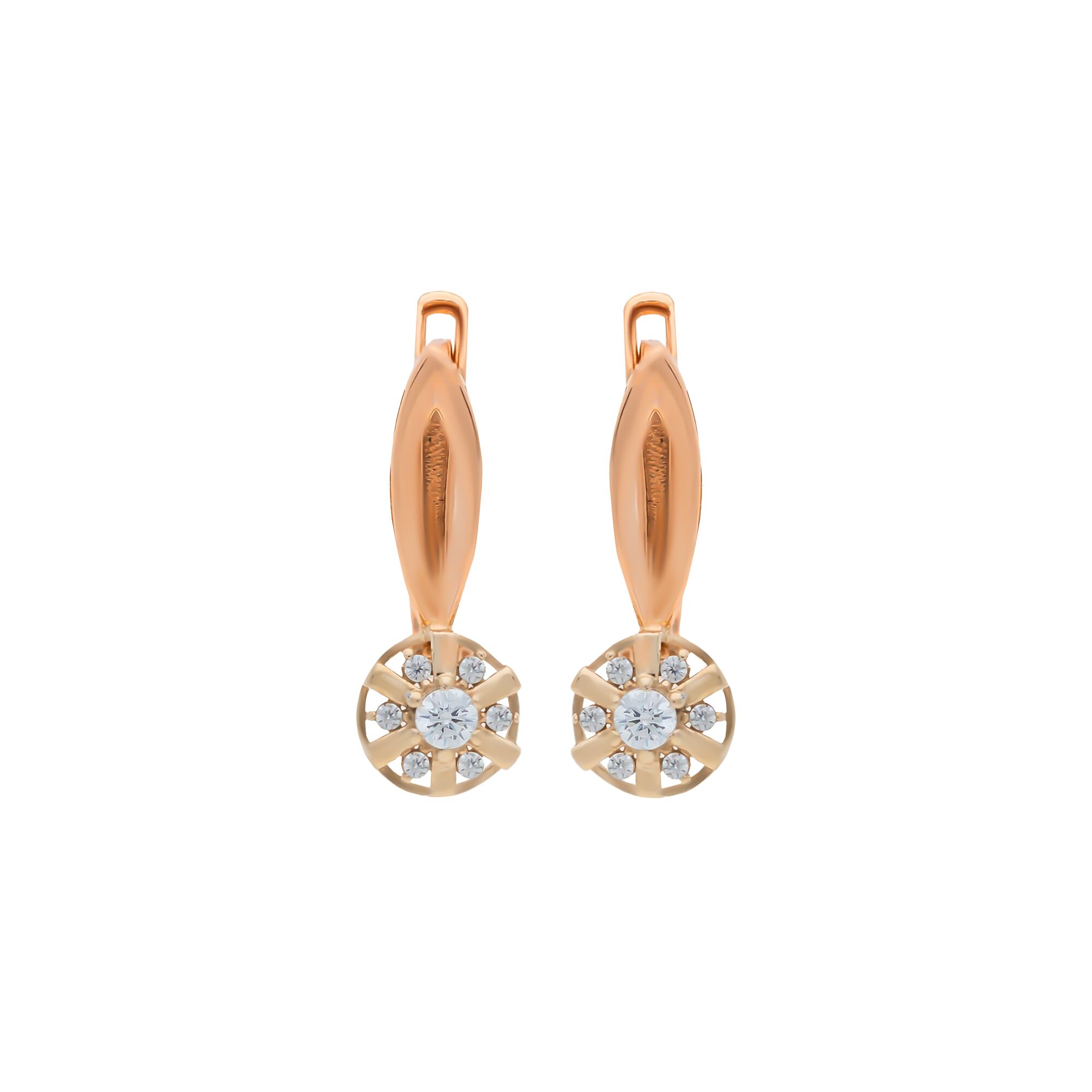 Серьги, золото, 585, 2.68г, 57611 | GoldMarket.kz