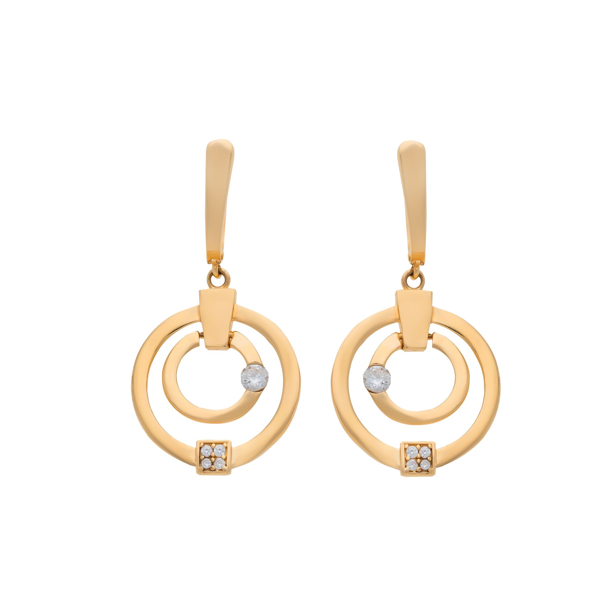 Серьги, золото, 585, 5.41г, 57620 | GoldMarket.kz