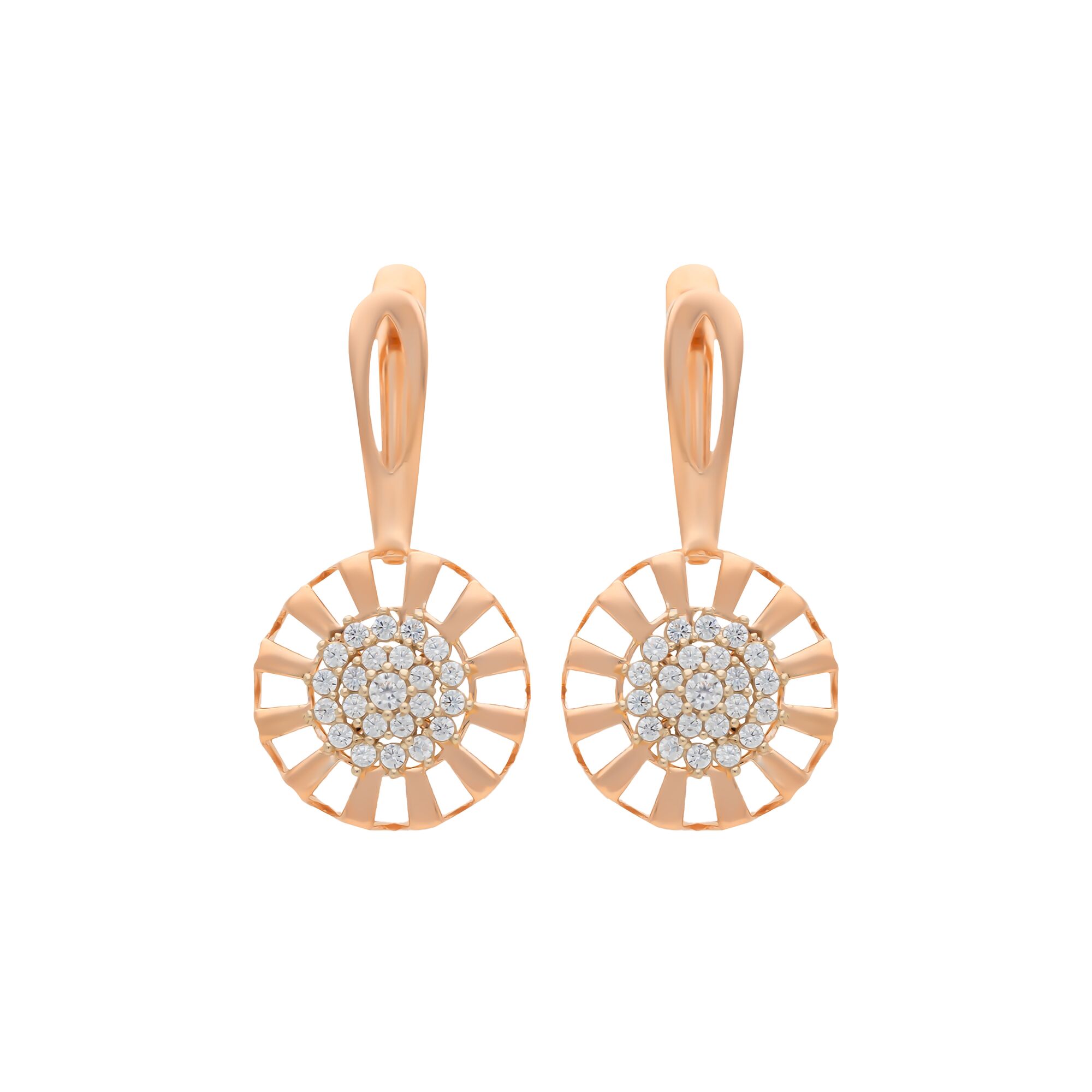 Серьги, золото, 585, 4.44г, 57690 | GoldMarket.kz