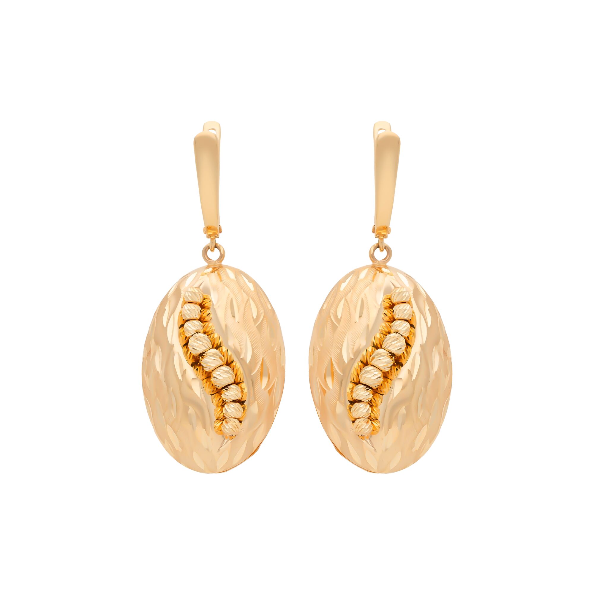 Серьги, золото, 585, 6.55г, 57693 | GoldMarket.kz