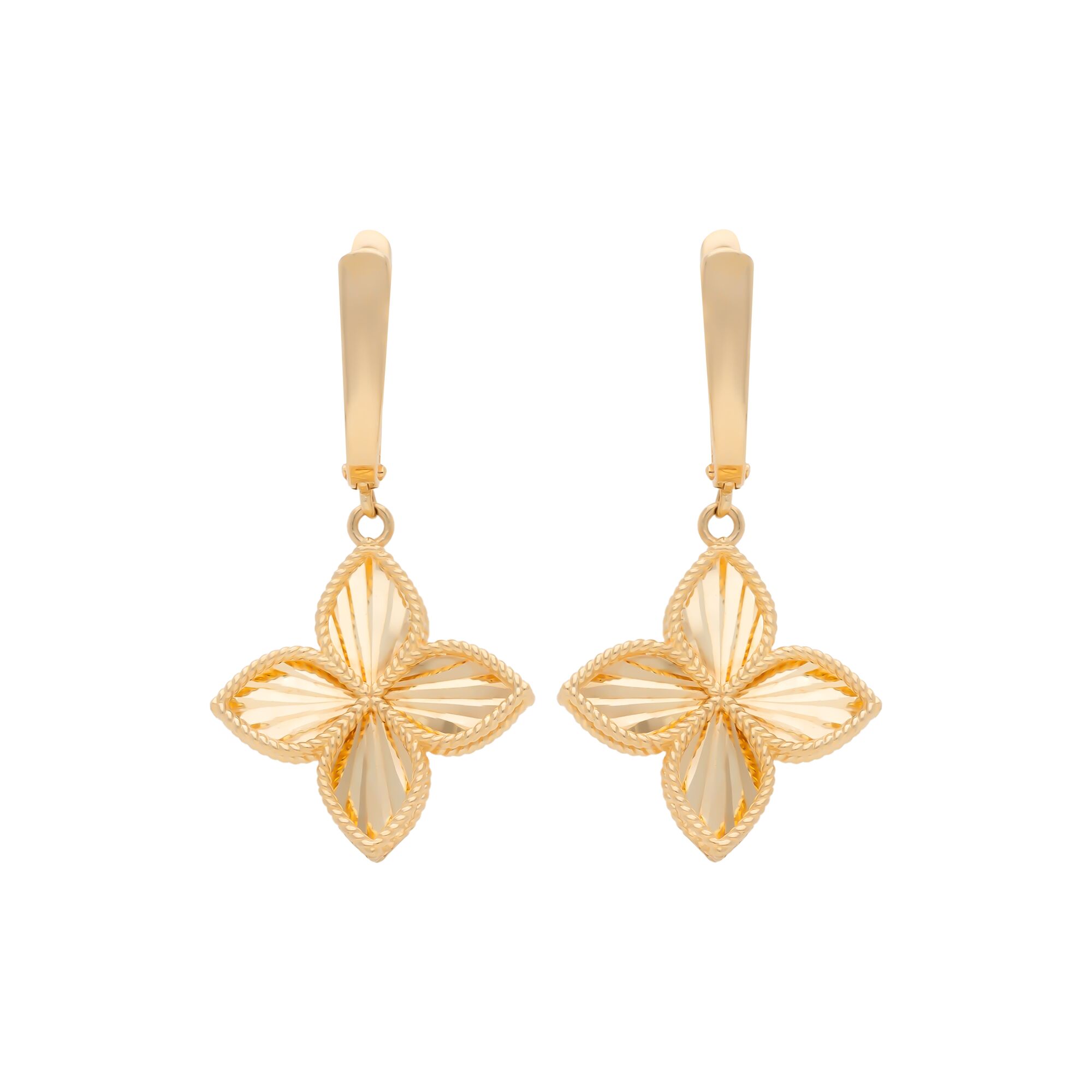Серьги, золото, 585, 3.92г, 57708 | GoldMarket.kz