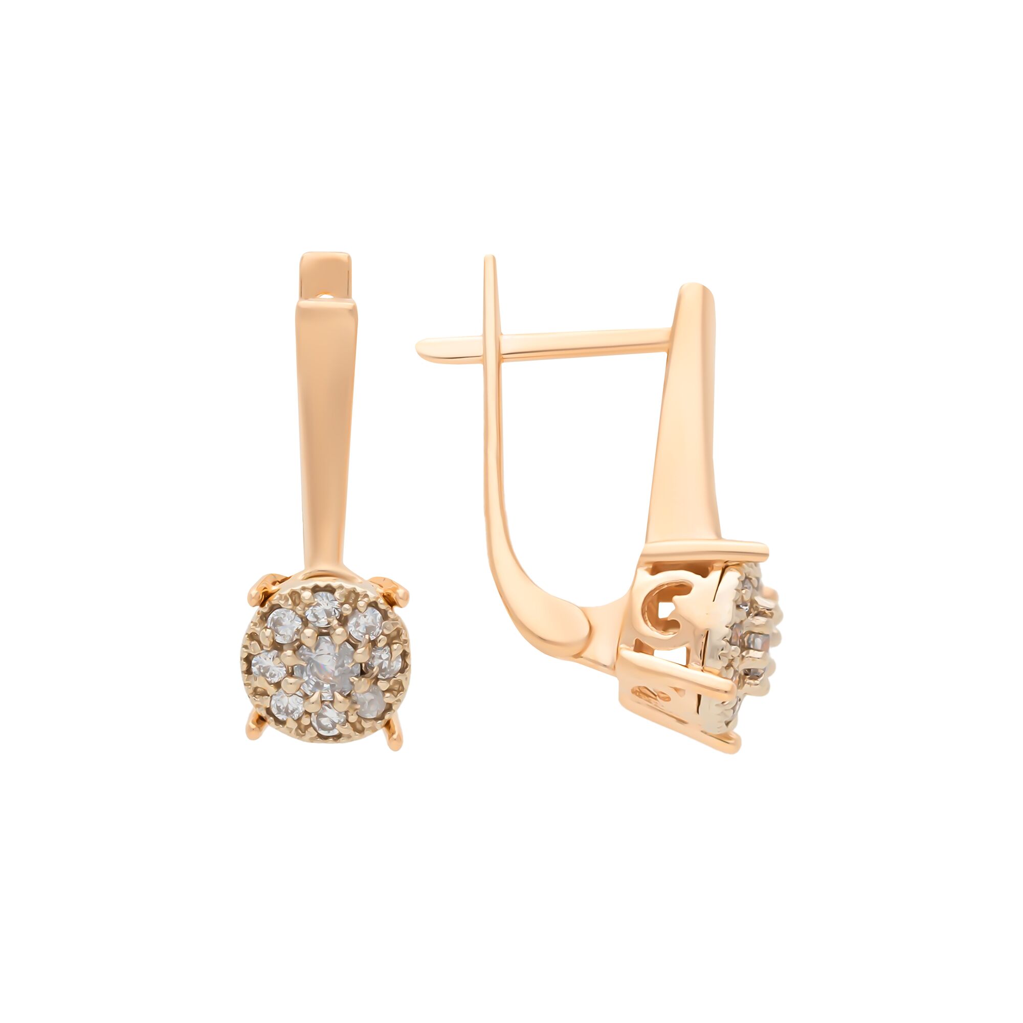 Серьги, золото, 585, 5.02г, 57716, изображение 2 | GoldMarket.kz