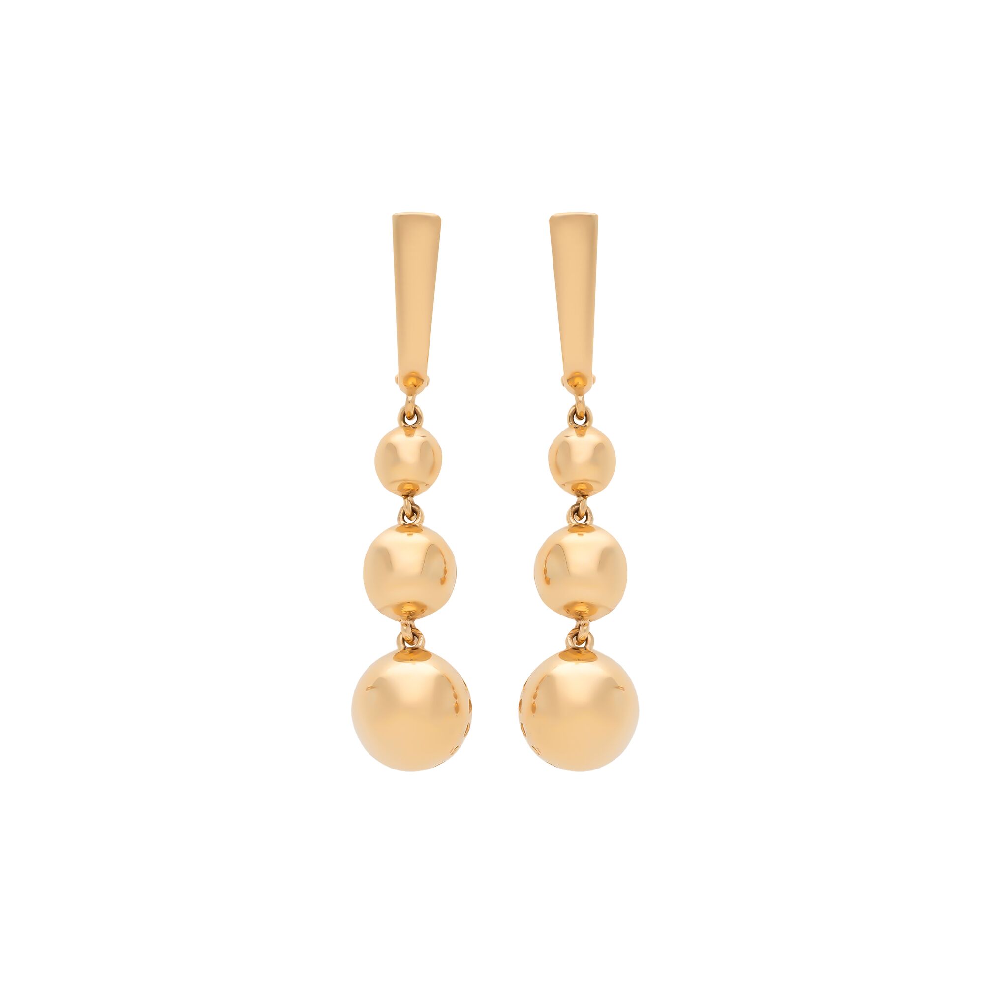 Серьги, золото, 585, 6.57г, 57752 | GoldMarket.kz