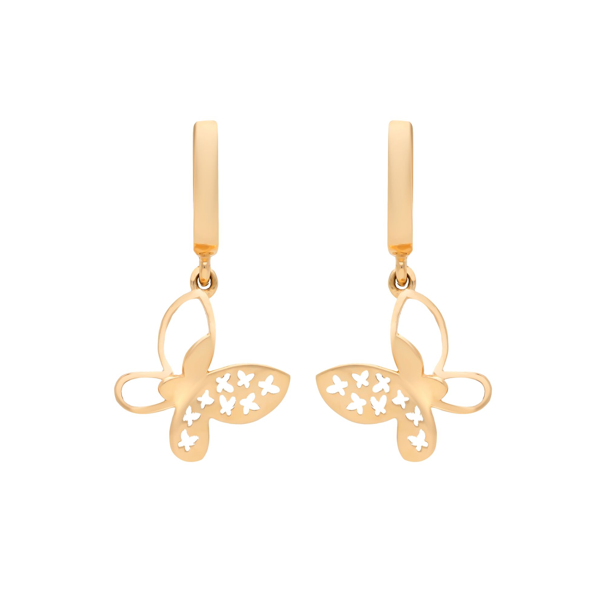 Серьги, золото, 585, 6.19г, 57767 | GoldMarket.kz
