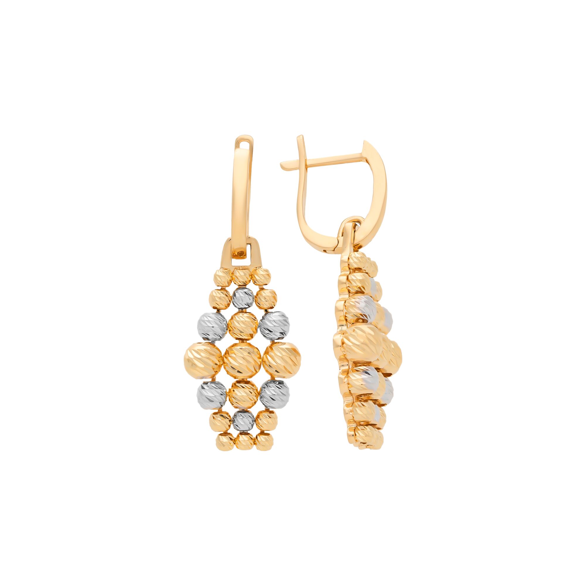 Серьги, золото, 585, 7.53г, 57775, изображение 2 | GoldMarket.kz