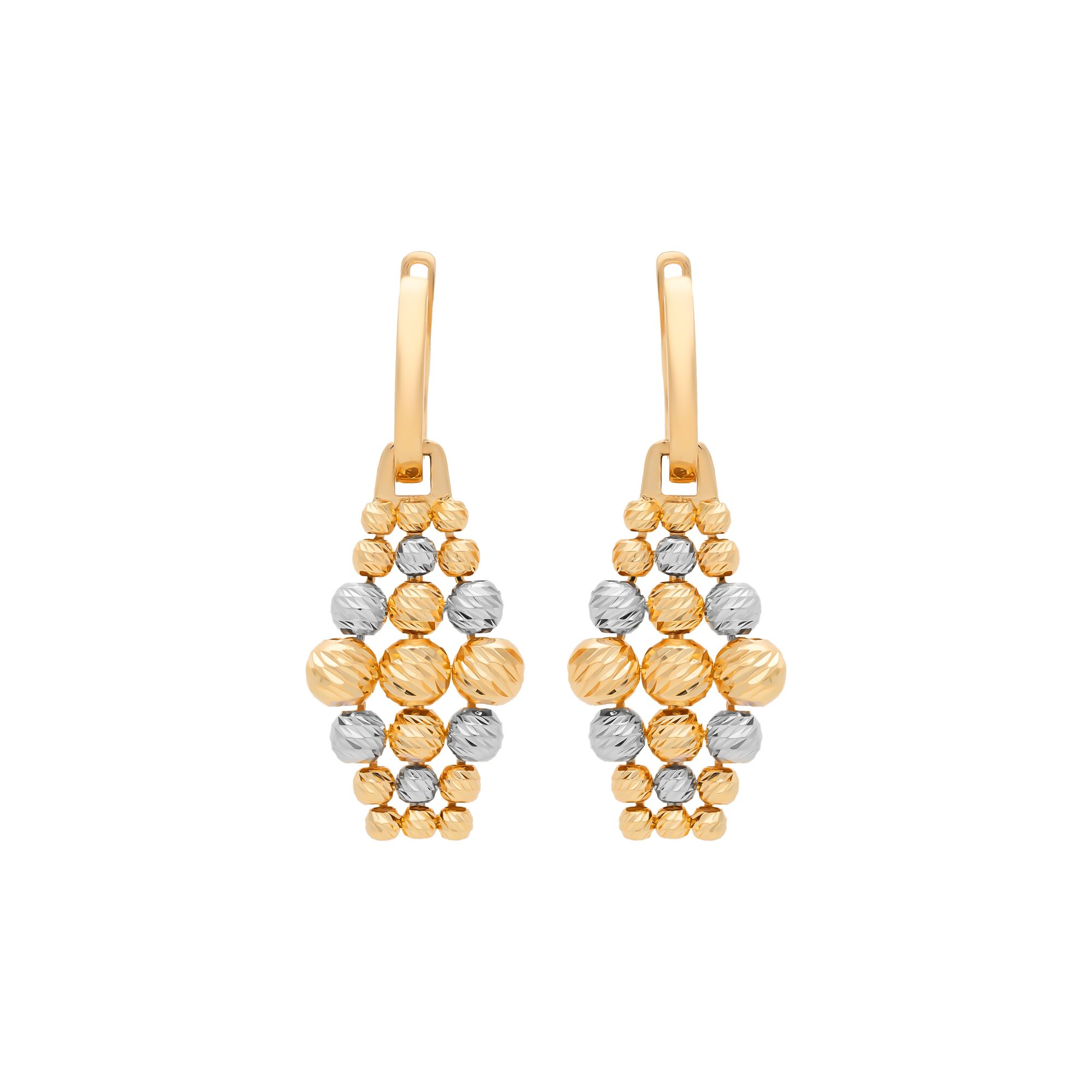 Серьги, золото, 585, 7.53г, 57775 | GoldMarket.kz