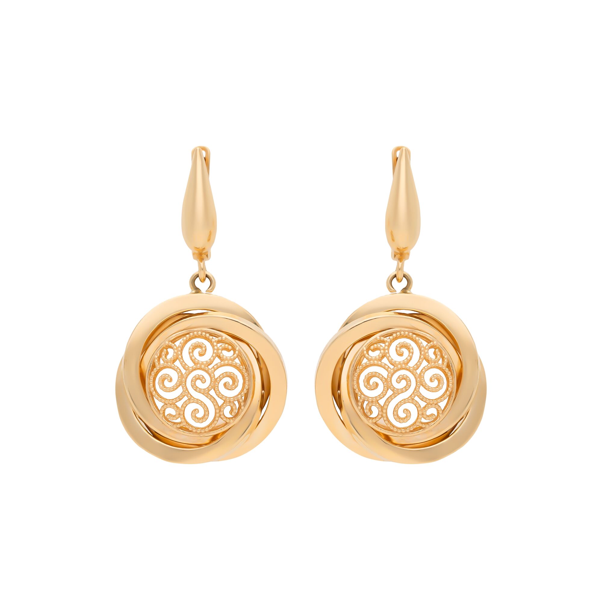 Серьги, золото, 585, 7.17г, 57812 | GoldMarket.kz