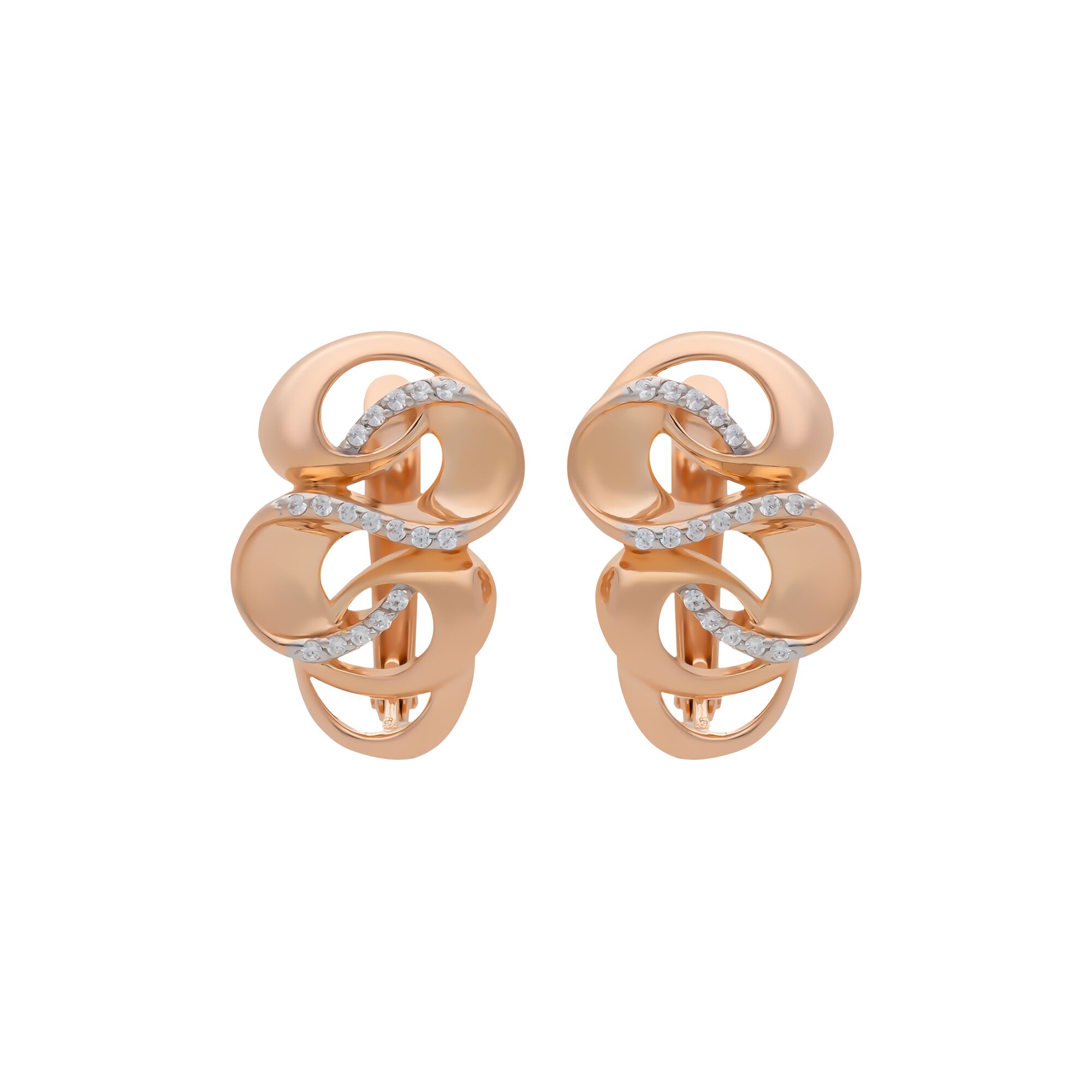 Серьги, золото, 585, 4.16г, 58023 | GoldMarket.kz