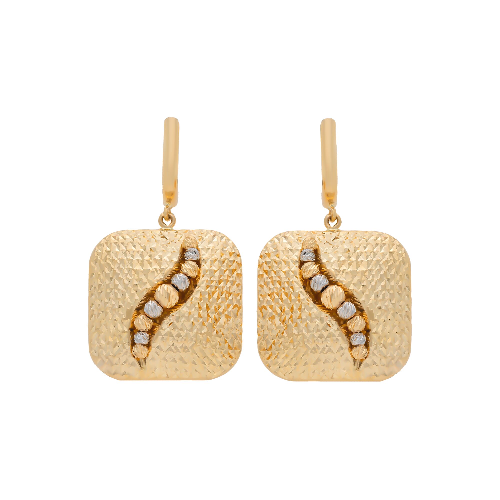Серьги, золото, 585, 7.66г, 58230 | GoldMarket.kz