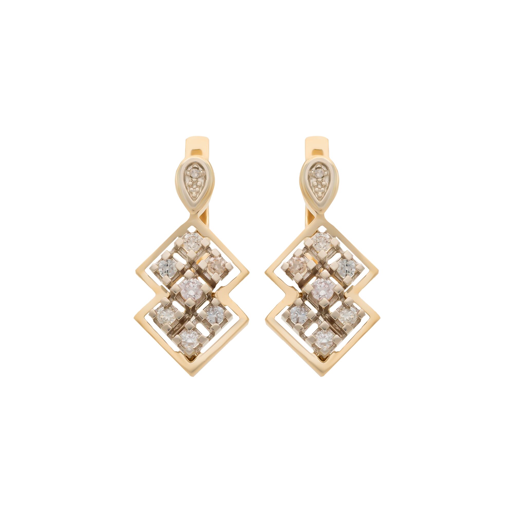 Серьги, золото, 585, 7.28г, 58249 | GoldMarket.kz