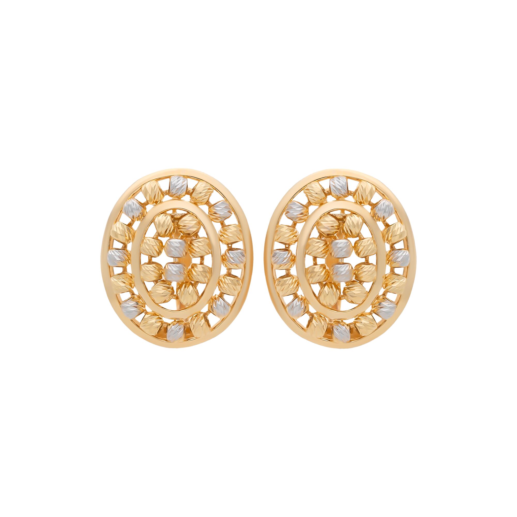Серьги, золото, 585, 5.91г, 58253 | GoldMarket.kz