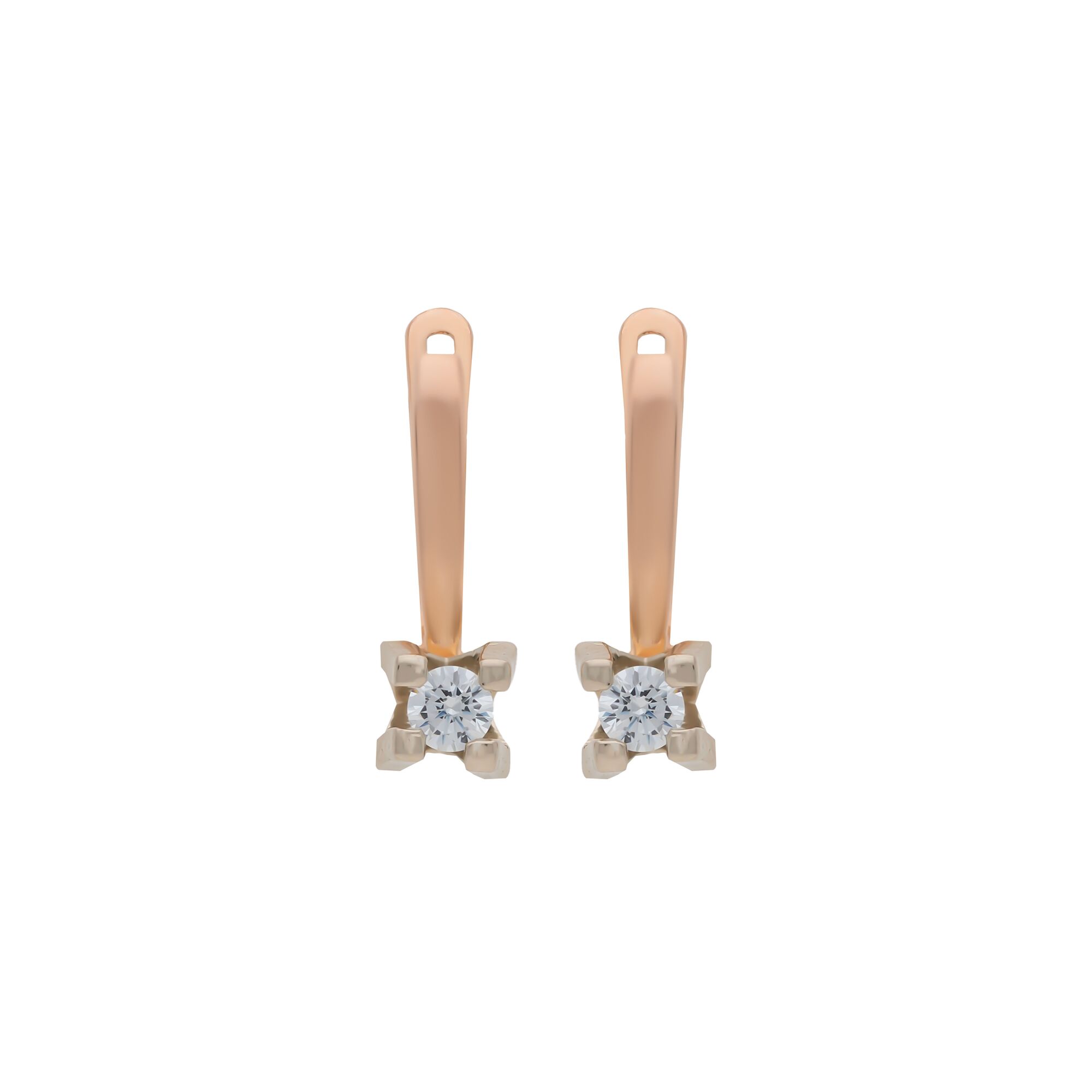 Серьги, золото, 585, 3г, 58522 | GoldMarket.kz