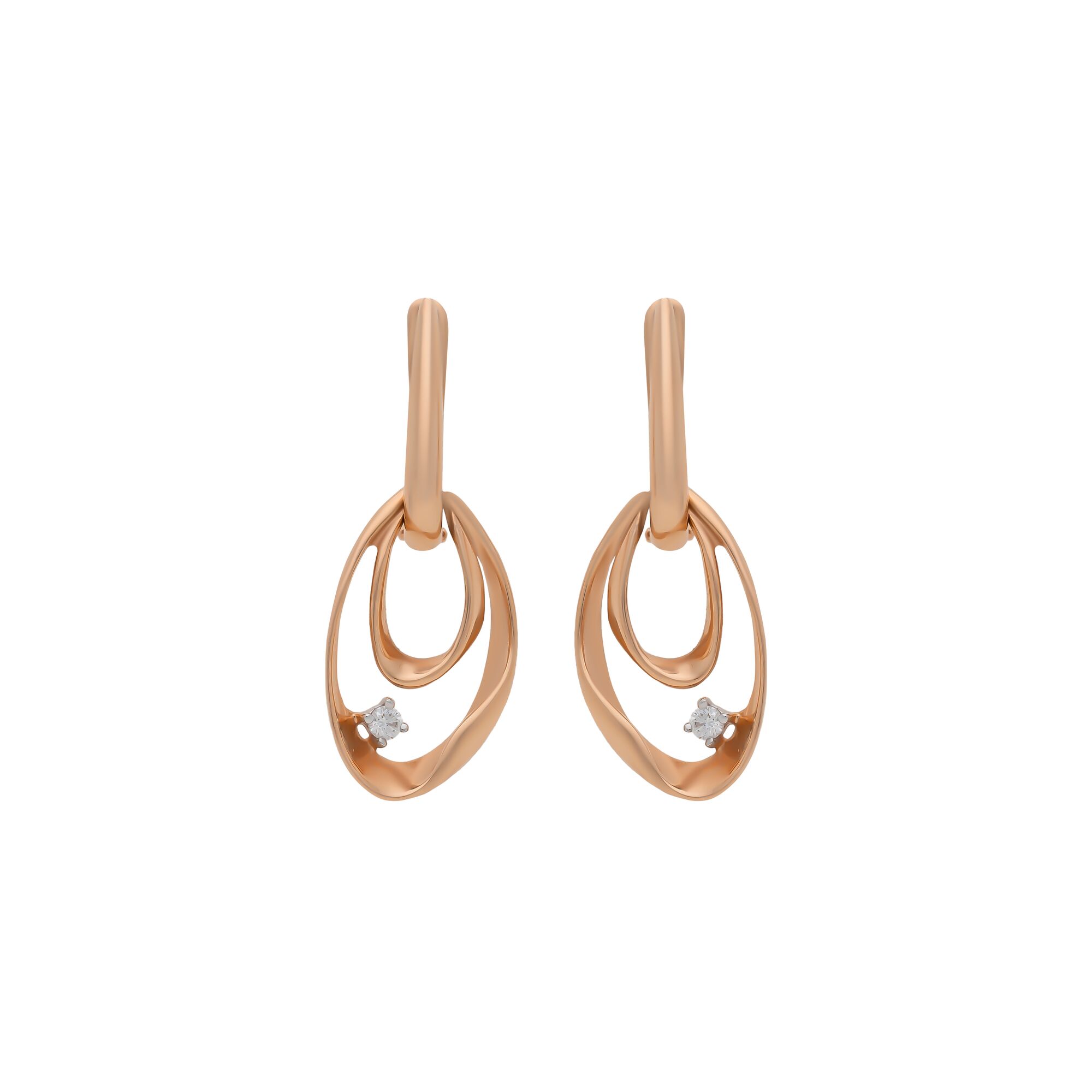 Серьги, золото, 585, 4.18г, 58527 | GoldMarket.kz