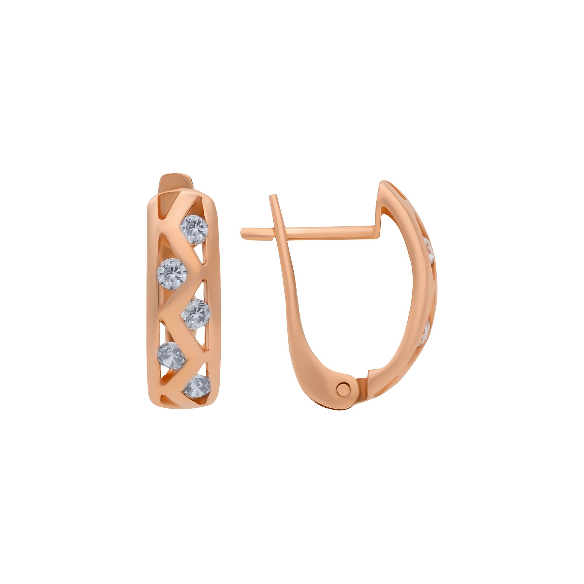 Серьги, золото, 585, 3.78г, 56984, изображение 2 | GoldMarket.kz