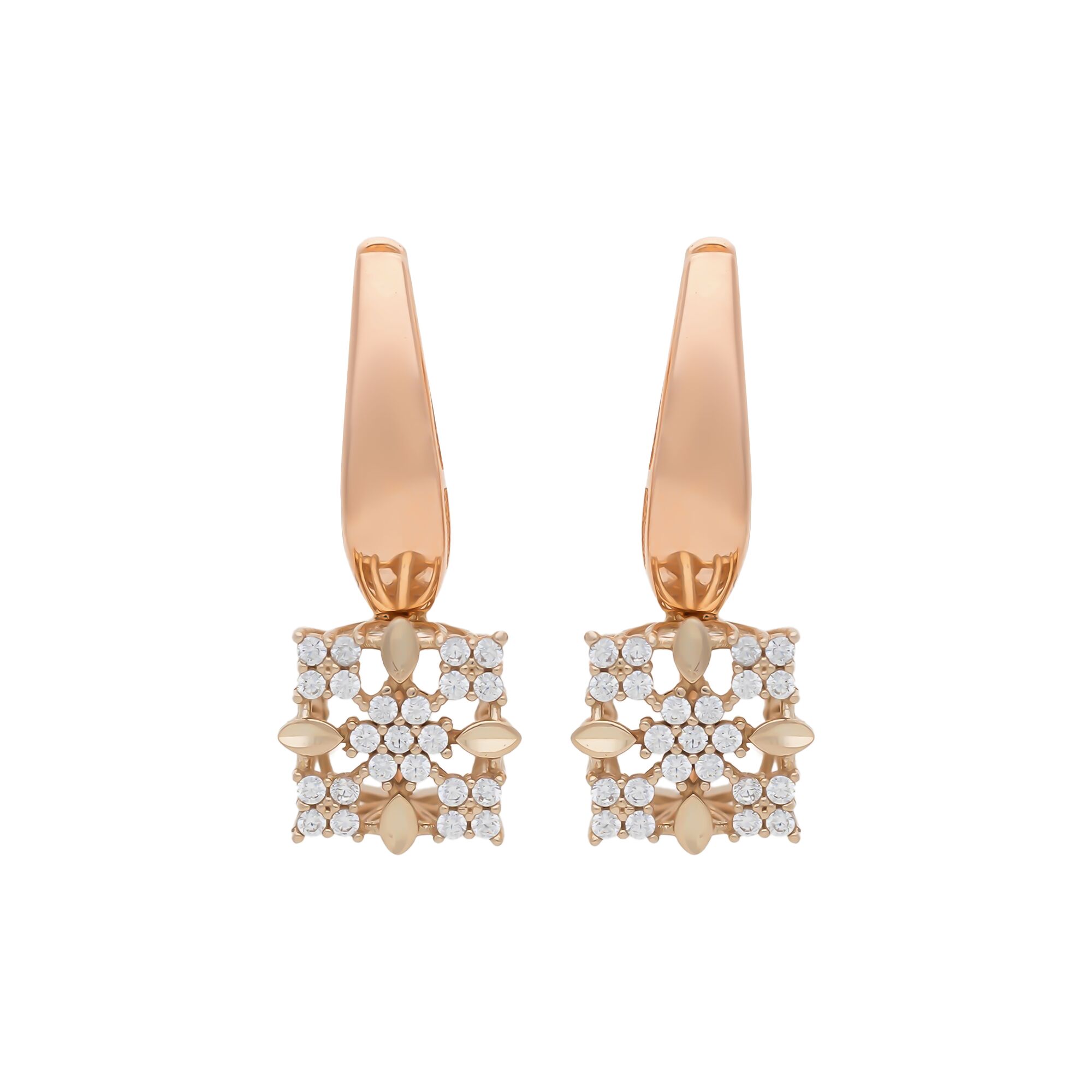 Серьги, золото, 585, 3.87г, 57758 | GoldMarket.kz