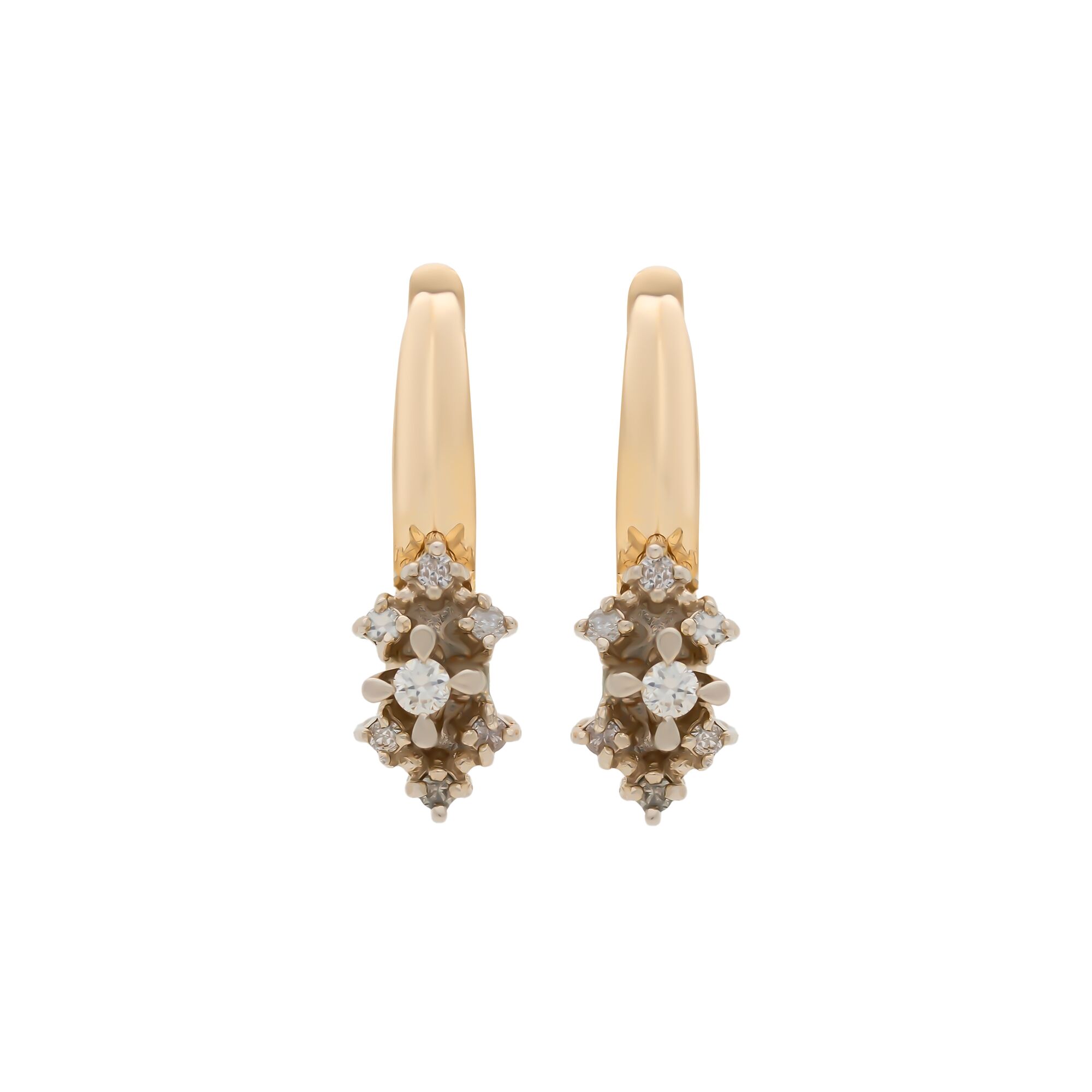 Серьги, золото, 585, 7.43г, 57777 | GoldMarket.kz