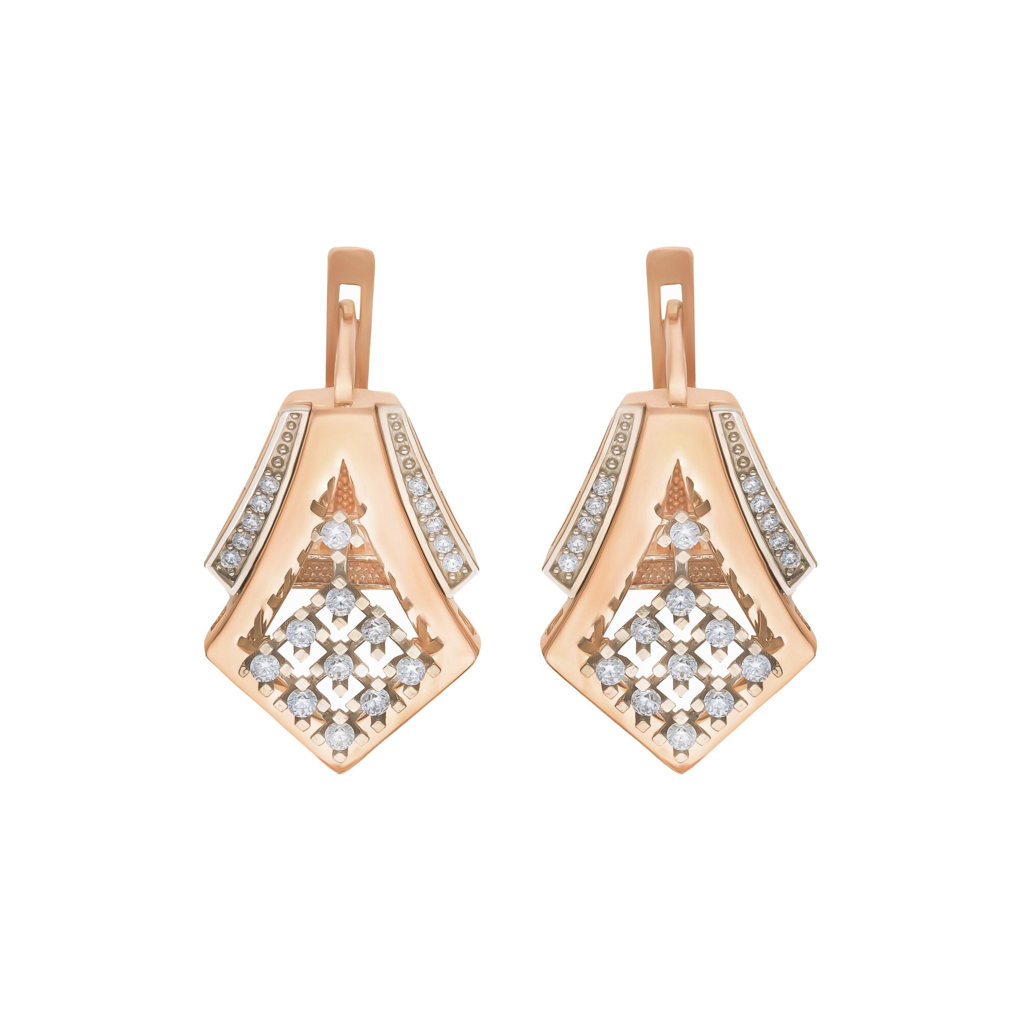 Серьги, золото, 585, 5.16г, 57785 | GoldMarket.kz