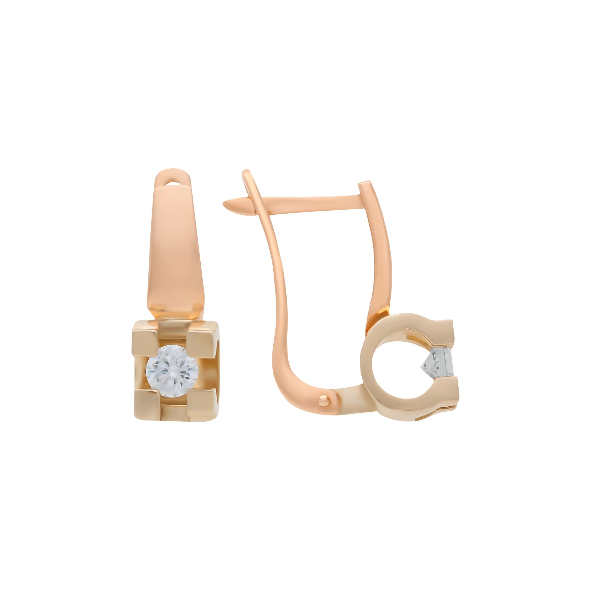 Серьги, золото, 585, 5.78г, 57804, изображение 2 | GoldMarket.kz