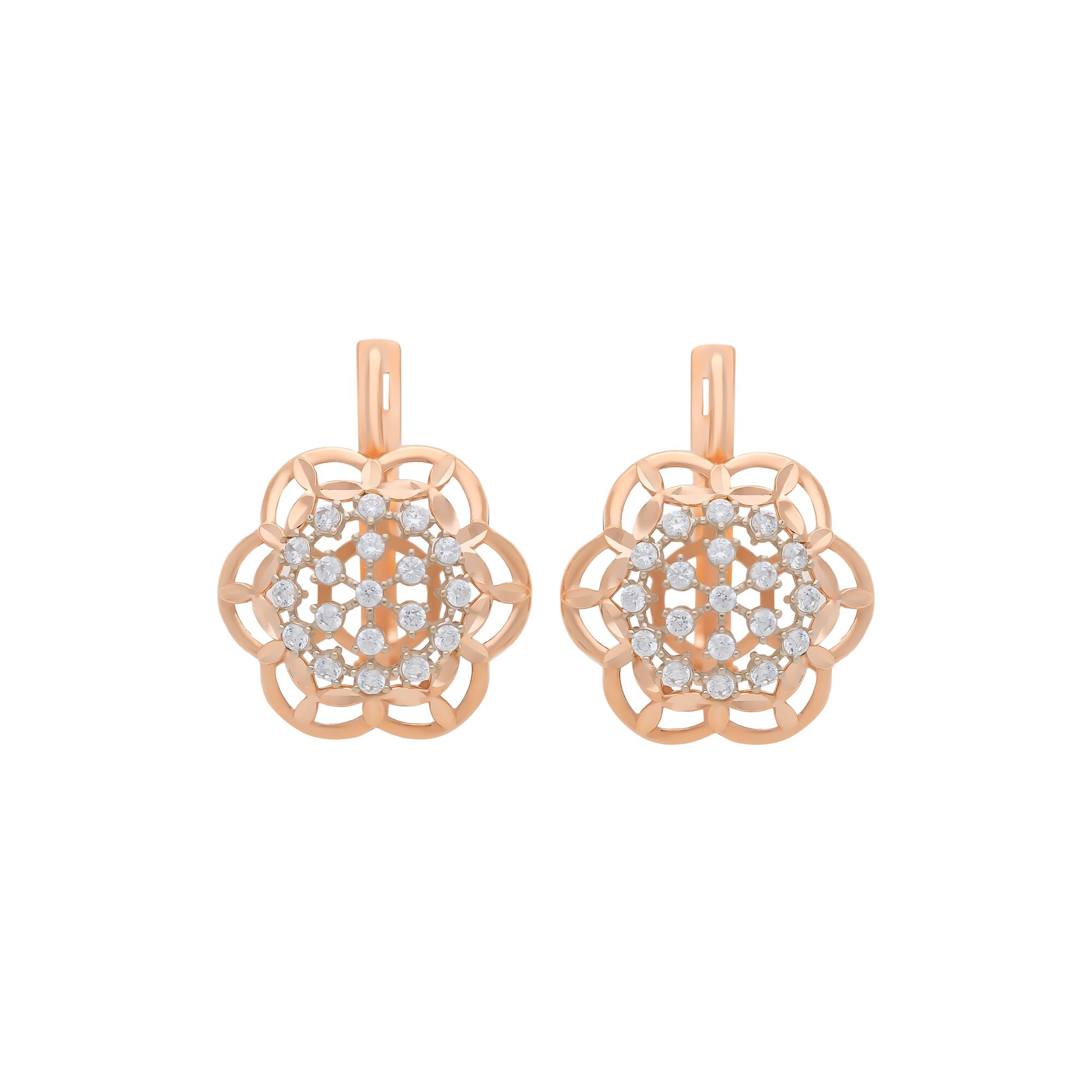 Серьги, золото, 585, 5.58г, 57861 | GoldMarket.kz