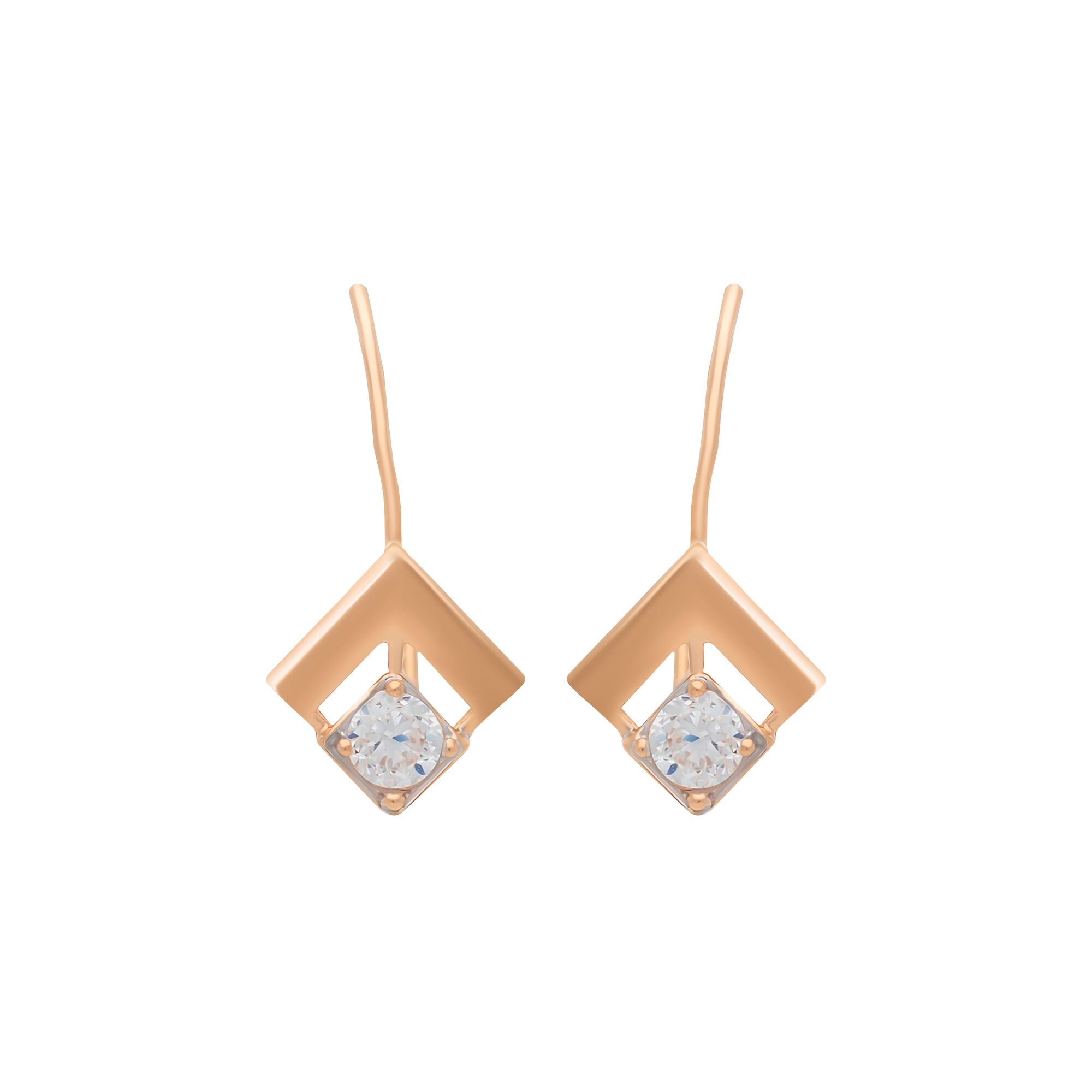 Серьги, золото, 585, 1.42г, 57863 | GoldMarket.kz