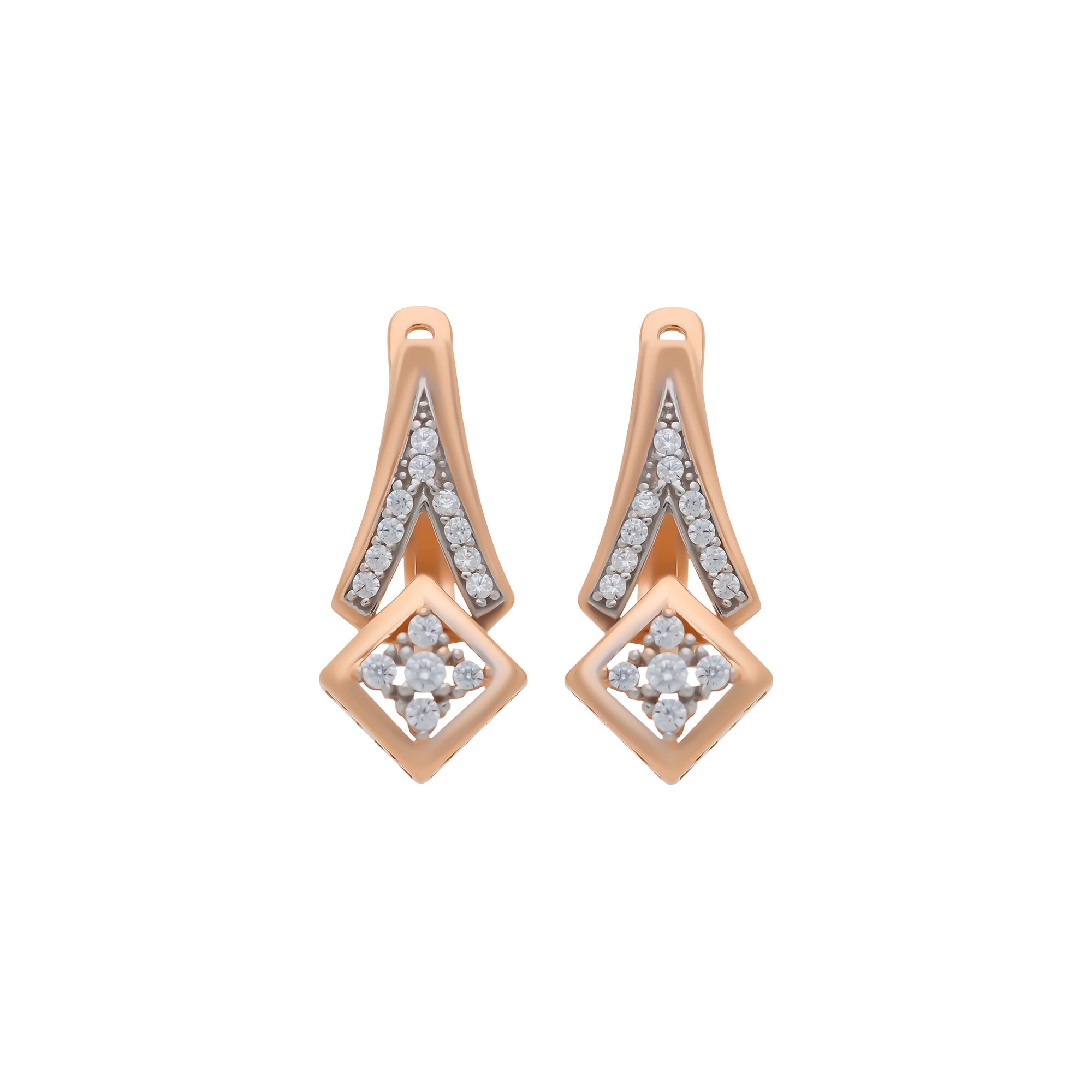 Серьги, золото, 585, 3.88г, 57864 | GoldMarket.kz