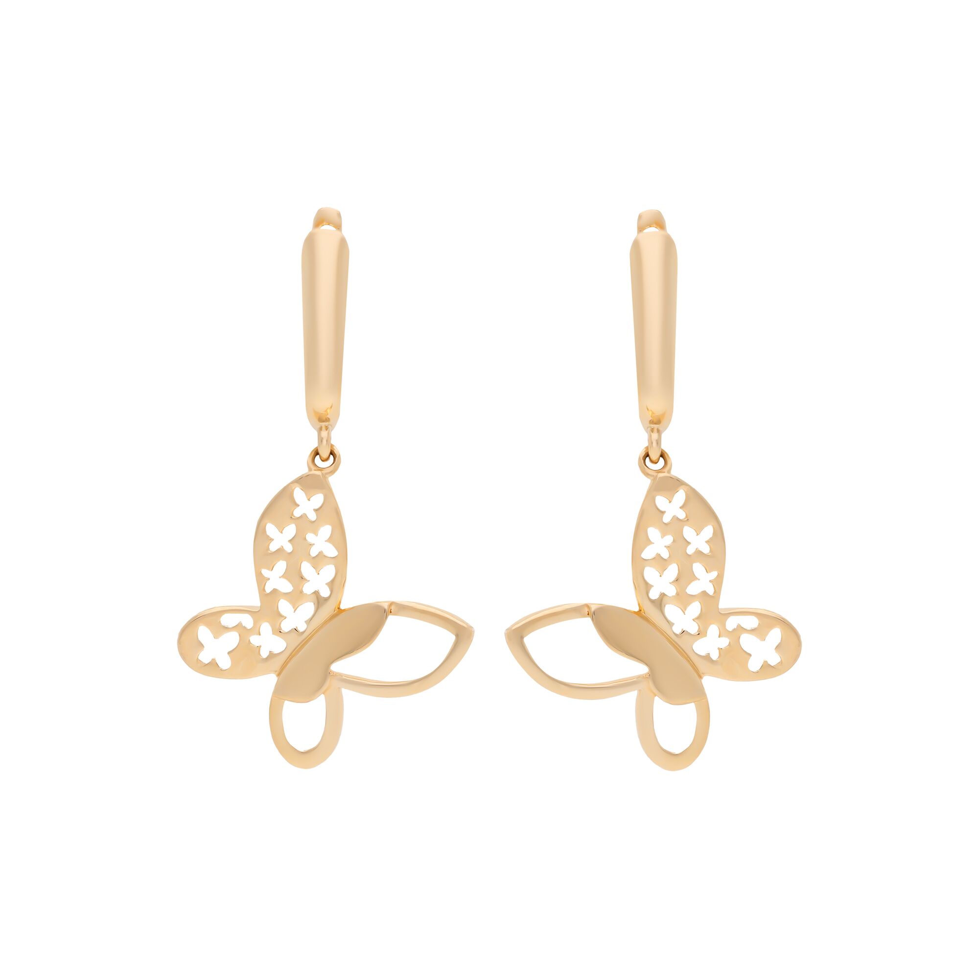 Серьги, золото, 585, 6.24г, 57868 | GoldMarket.kz