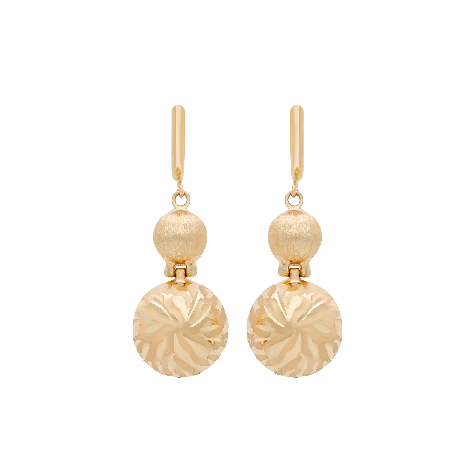 Серьги, золото, 585, 5.32г, 57882 | GoldMarket.kz